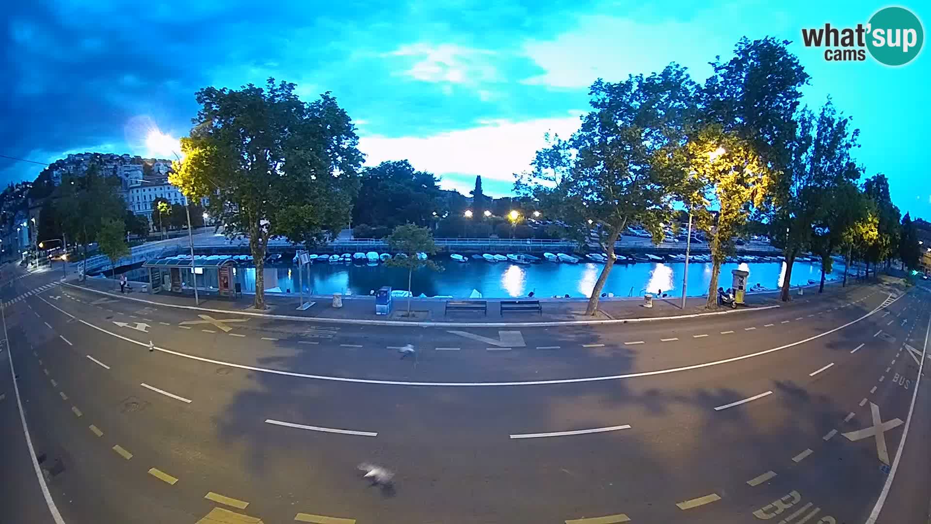 Rijeka –  La vue de Trsat et Sušak