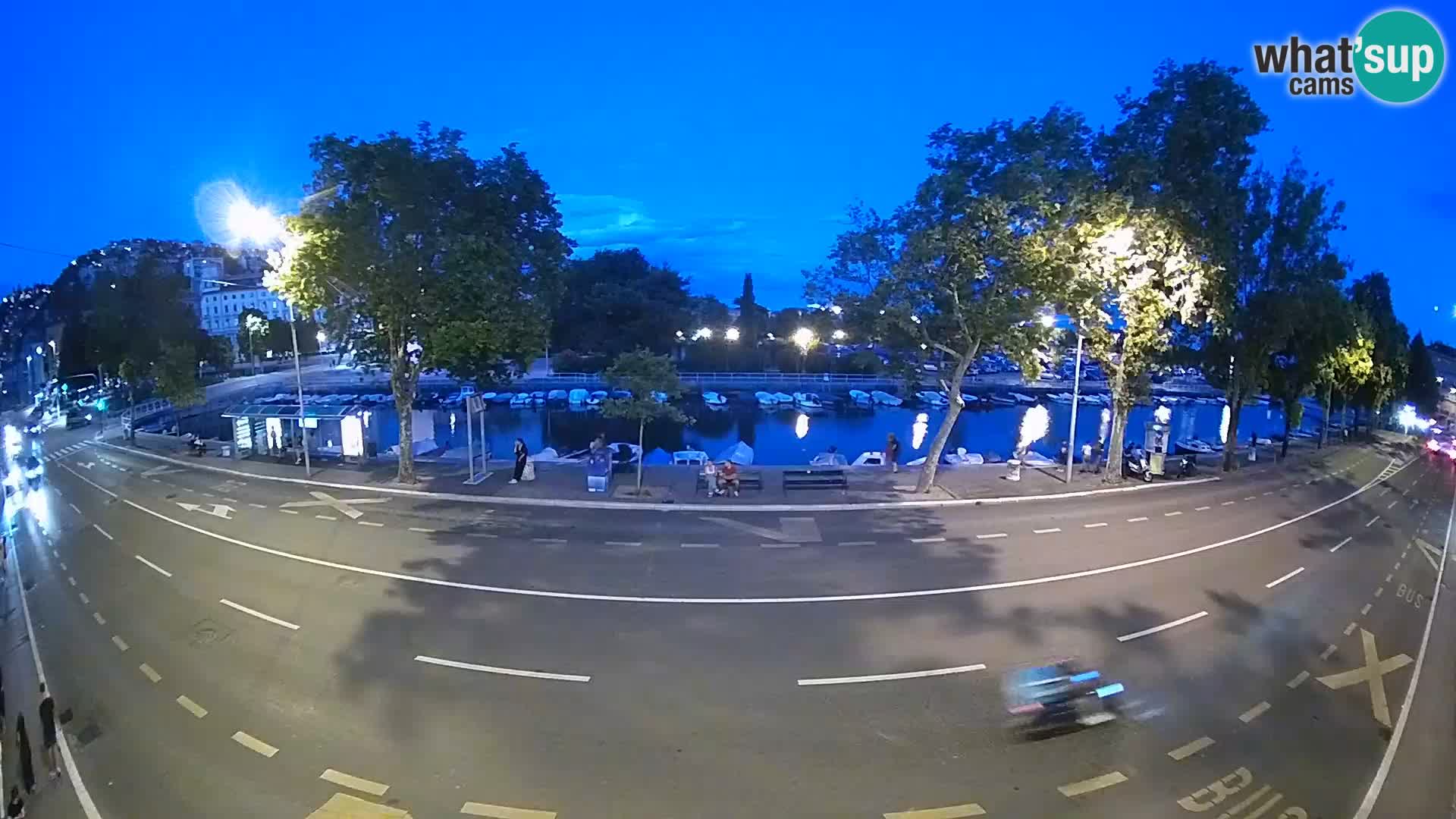 Rijeka –  La vista de Trsat y de Sušak