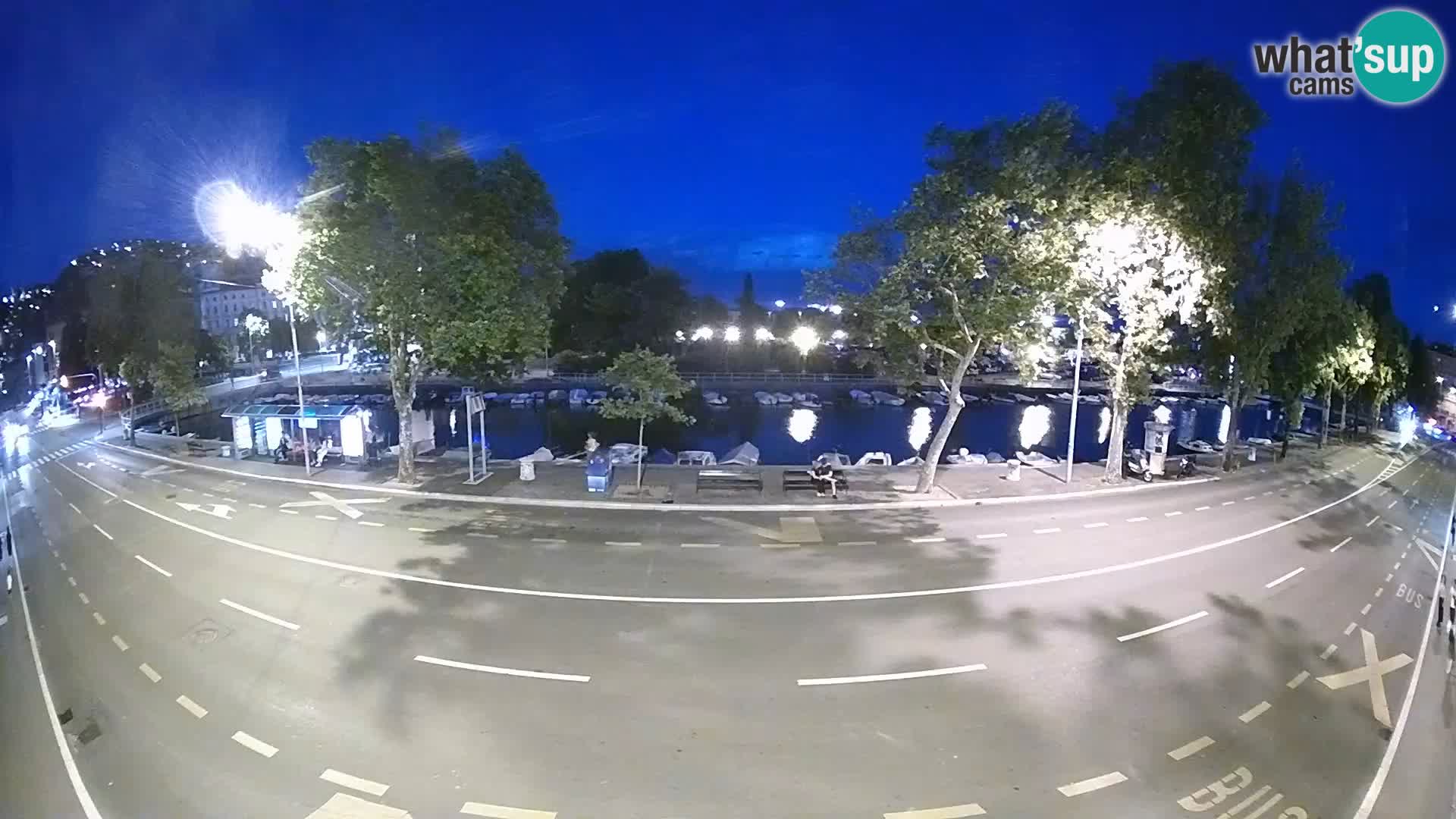Rijeka –  La vista de Trsat y de Sušak
