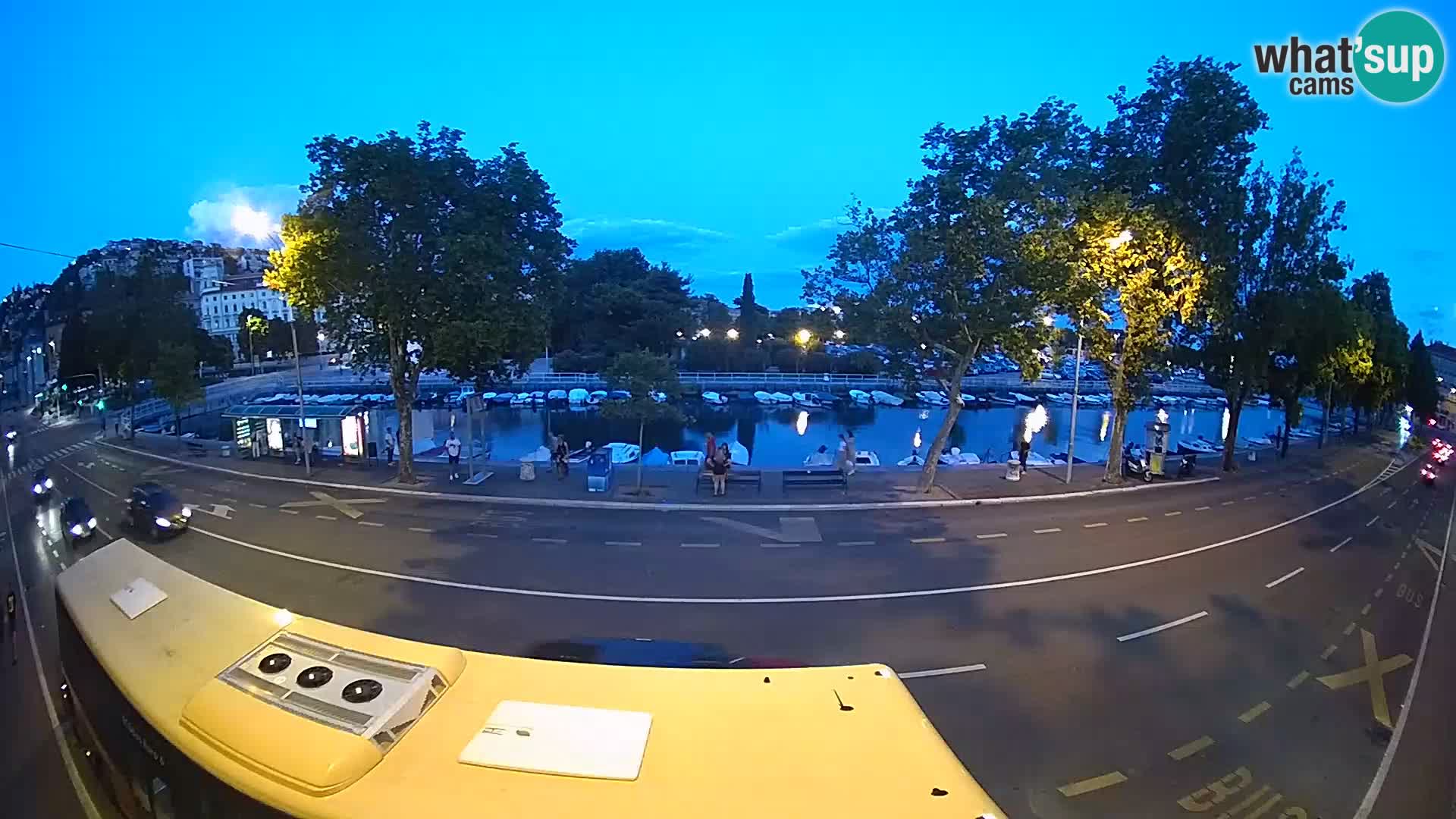 Rijeka –  La vista de Trsat y de Sušak