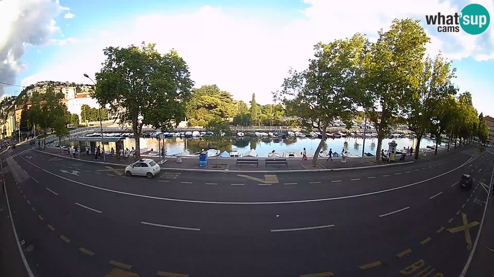 Rijeka –  La vue de Trsat et Sušak
