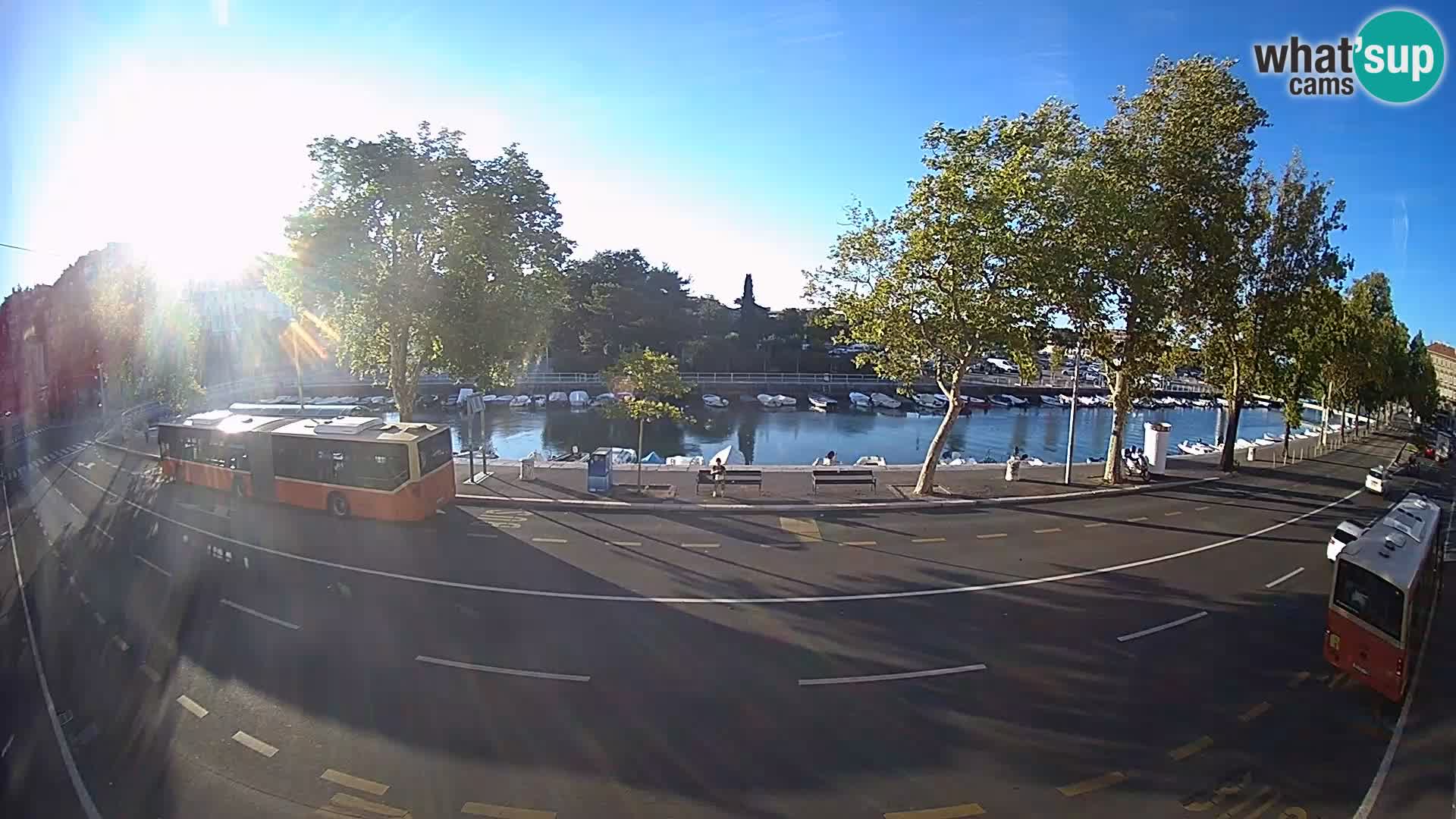 Rijeka –  pogled na Trsat i Sušak