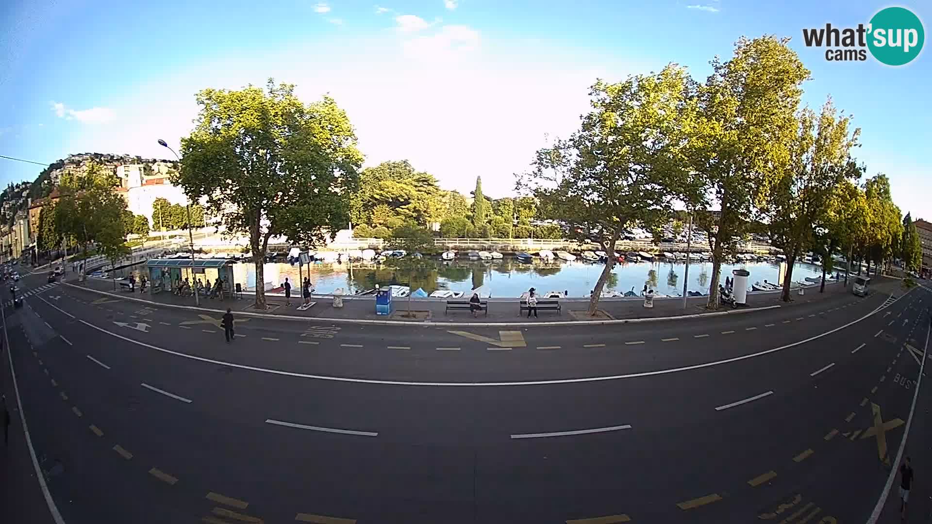 Rijeka –  pogled na Trsat i Sušak