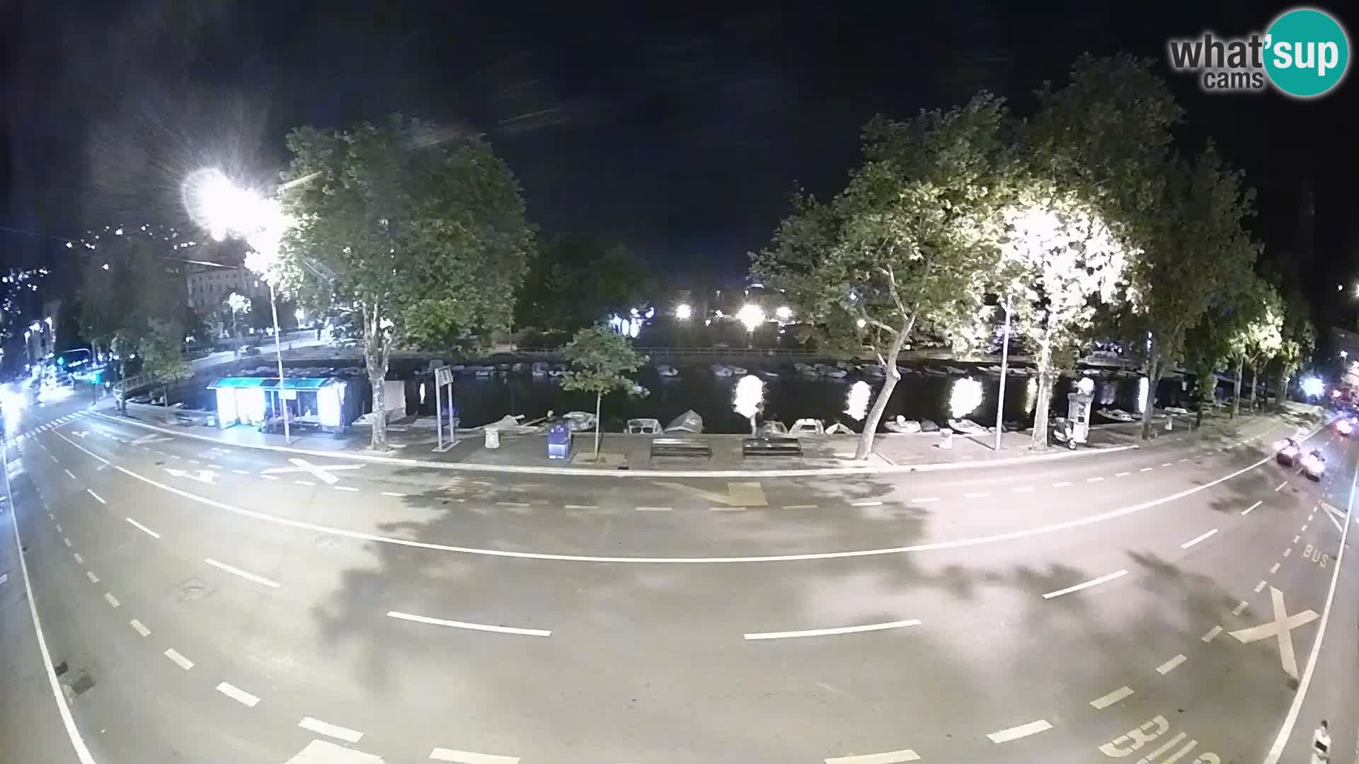 Reka – pogled na Trsat in Sušak