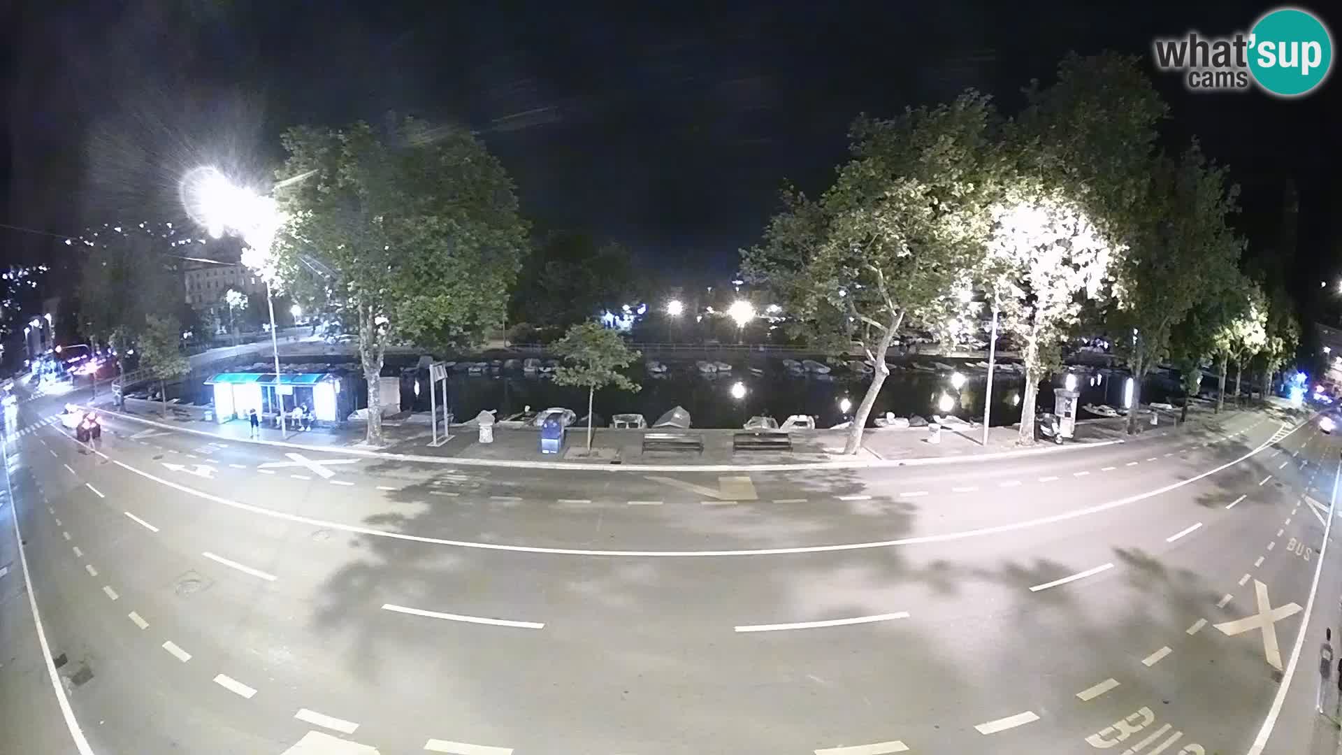 Reka – pogled na Trsat in Sušak