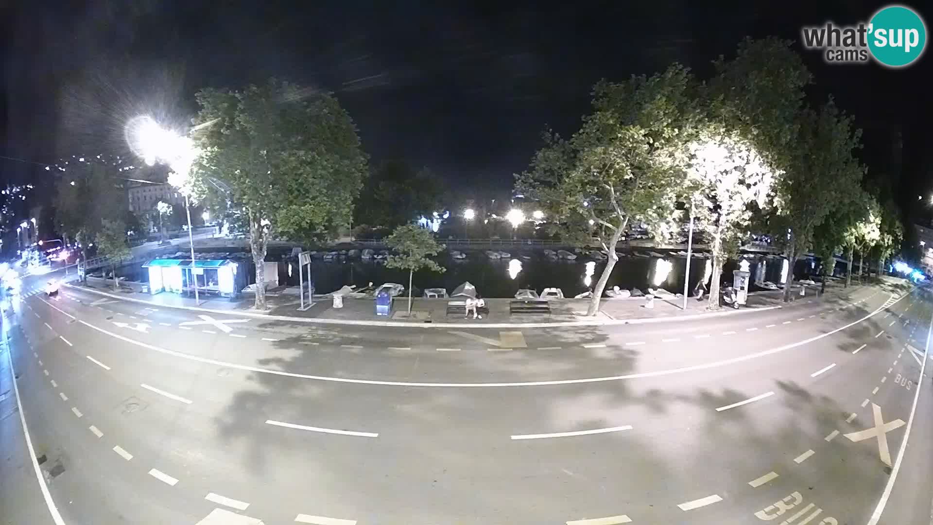 Reka – pogled na Trsat in Sušak