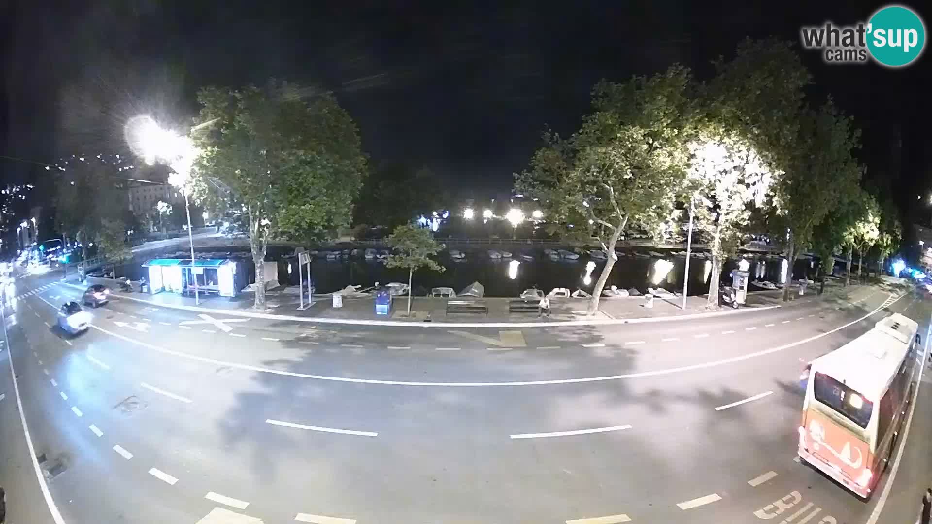 Reka – pogled na Trsat in Sušak