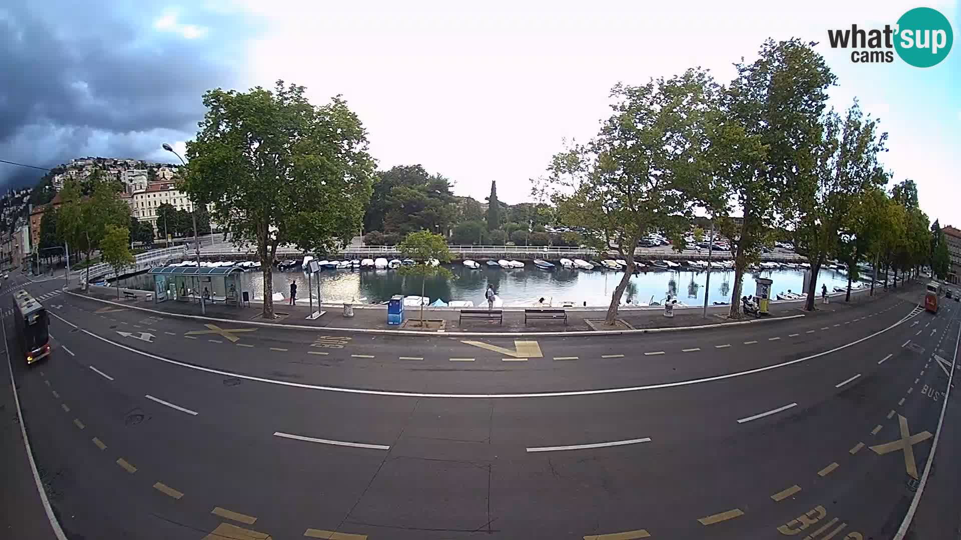 Rijeka –  pogled na Trsat i Sušak