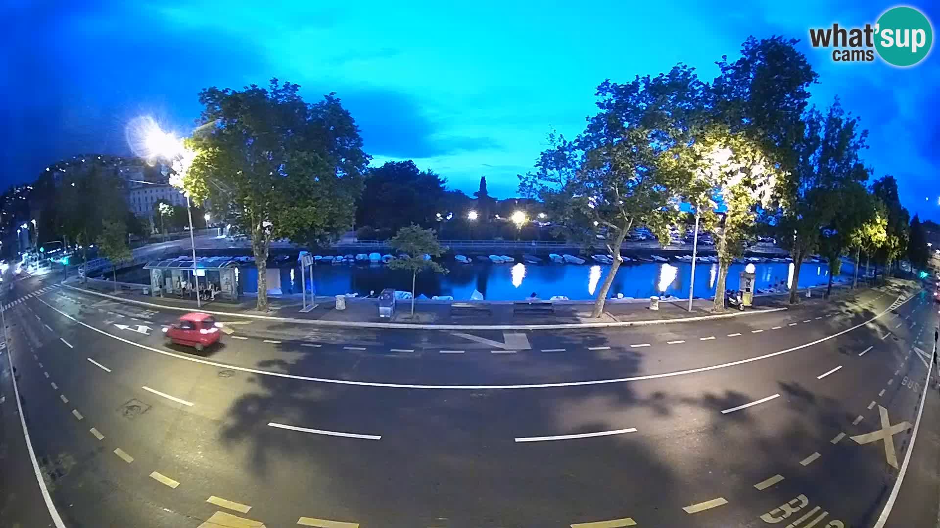Rijeka –  pogled na Trsat i Sušak
