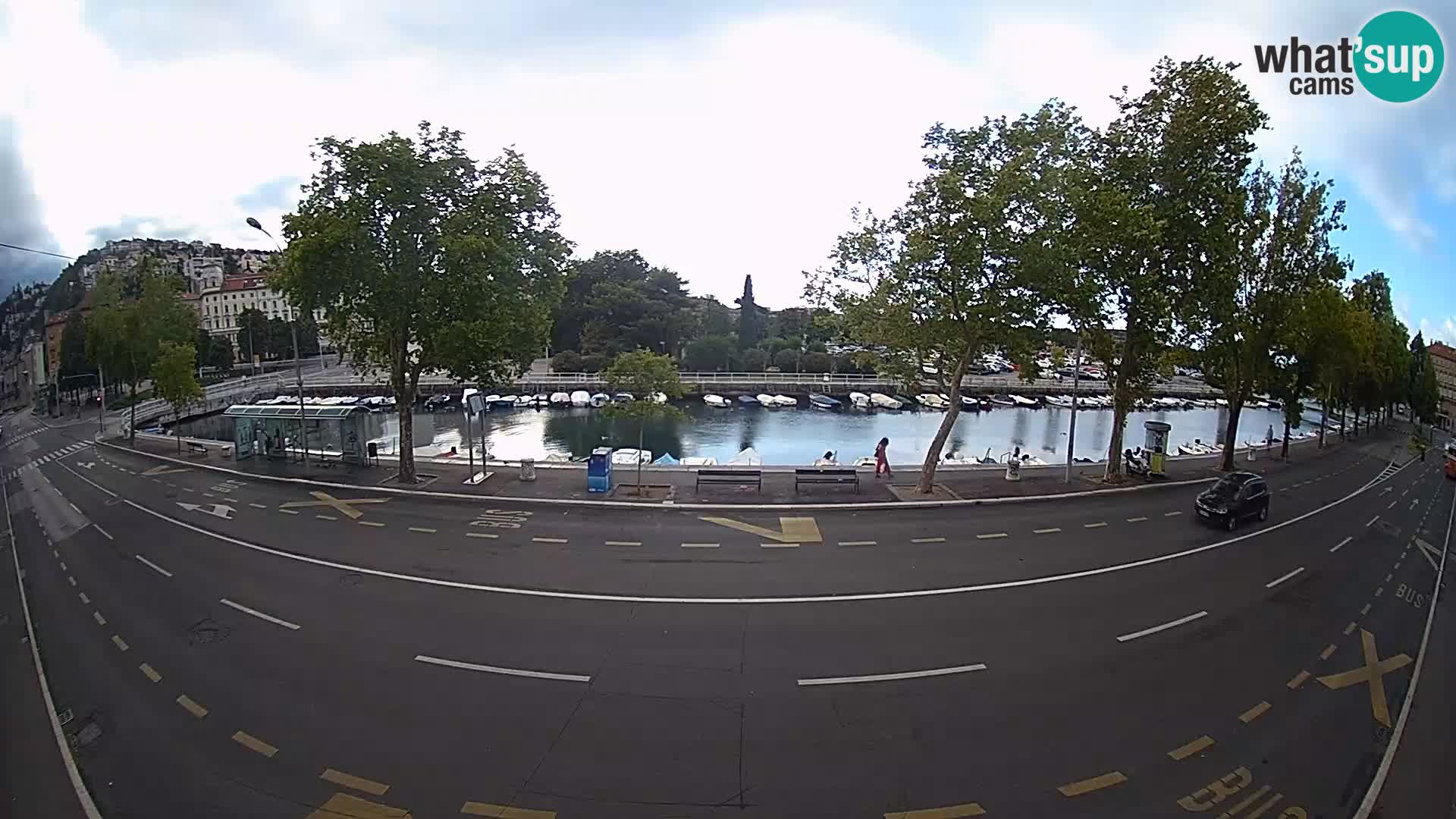 Rijeka –  pogled na Trsat i Sušak