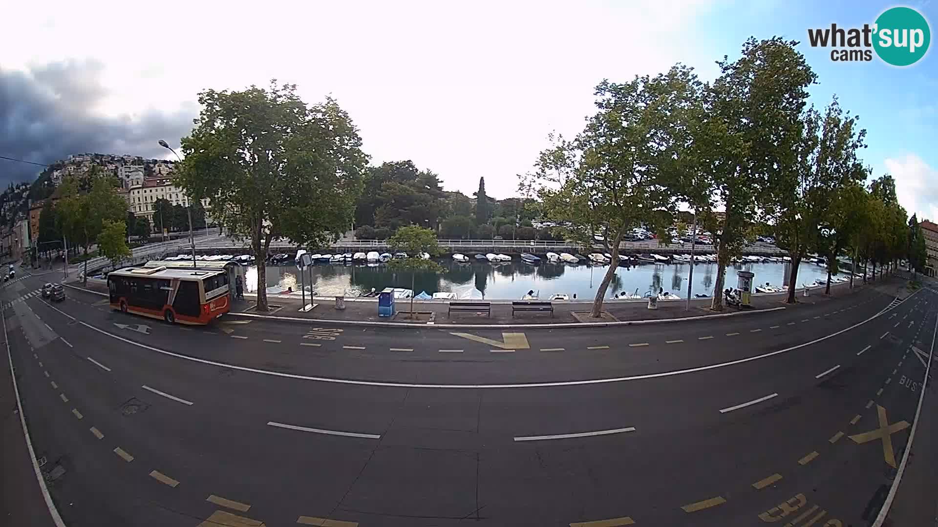 Rijeka –  La vista de Trsat y de Sušak