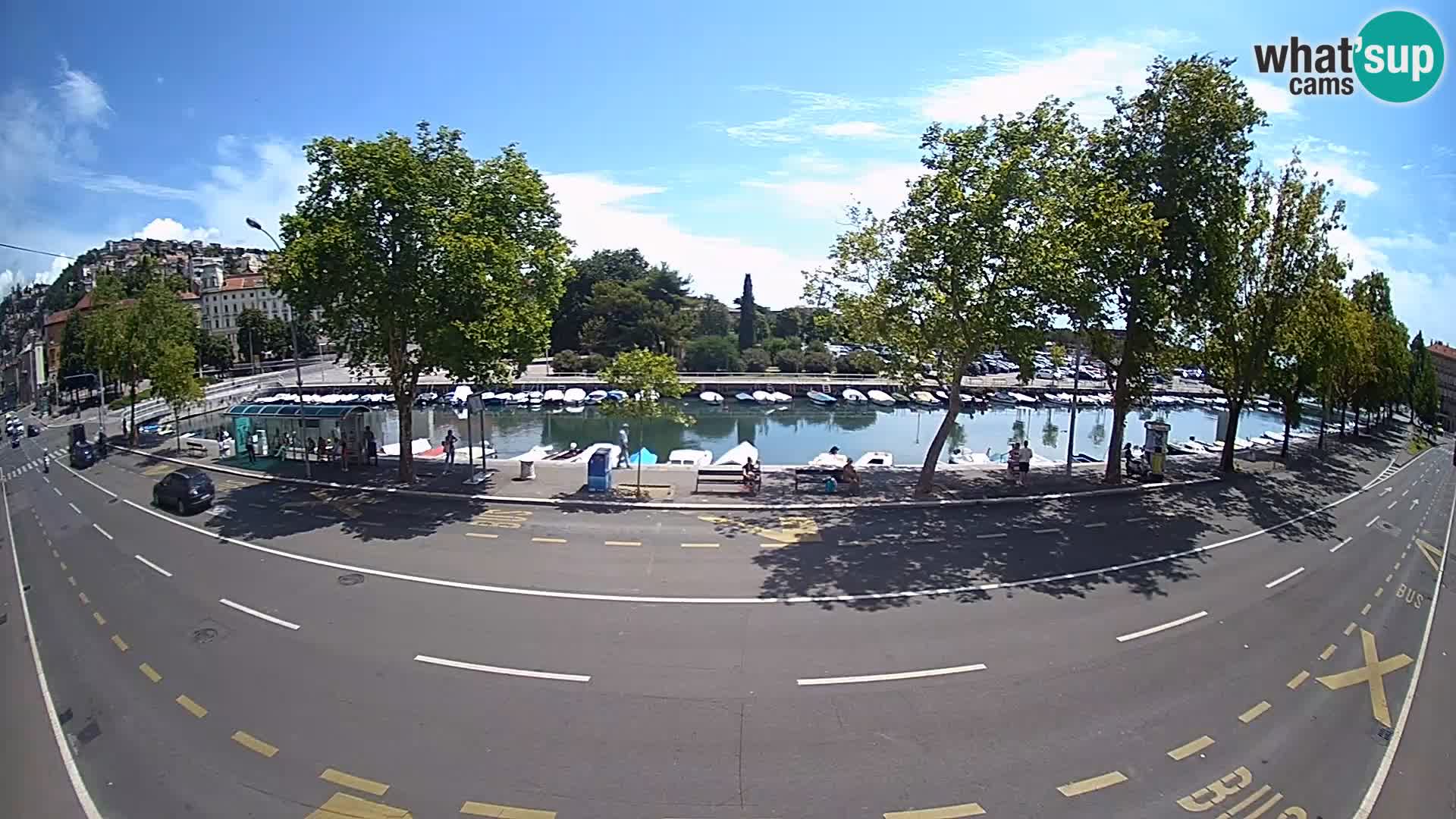 Rijeka – Der Blick auf Trsat und Sušak