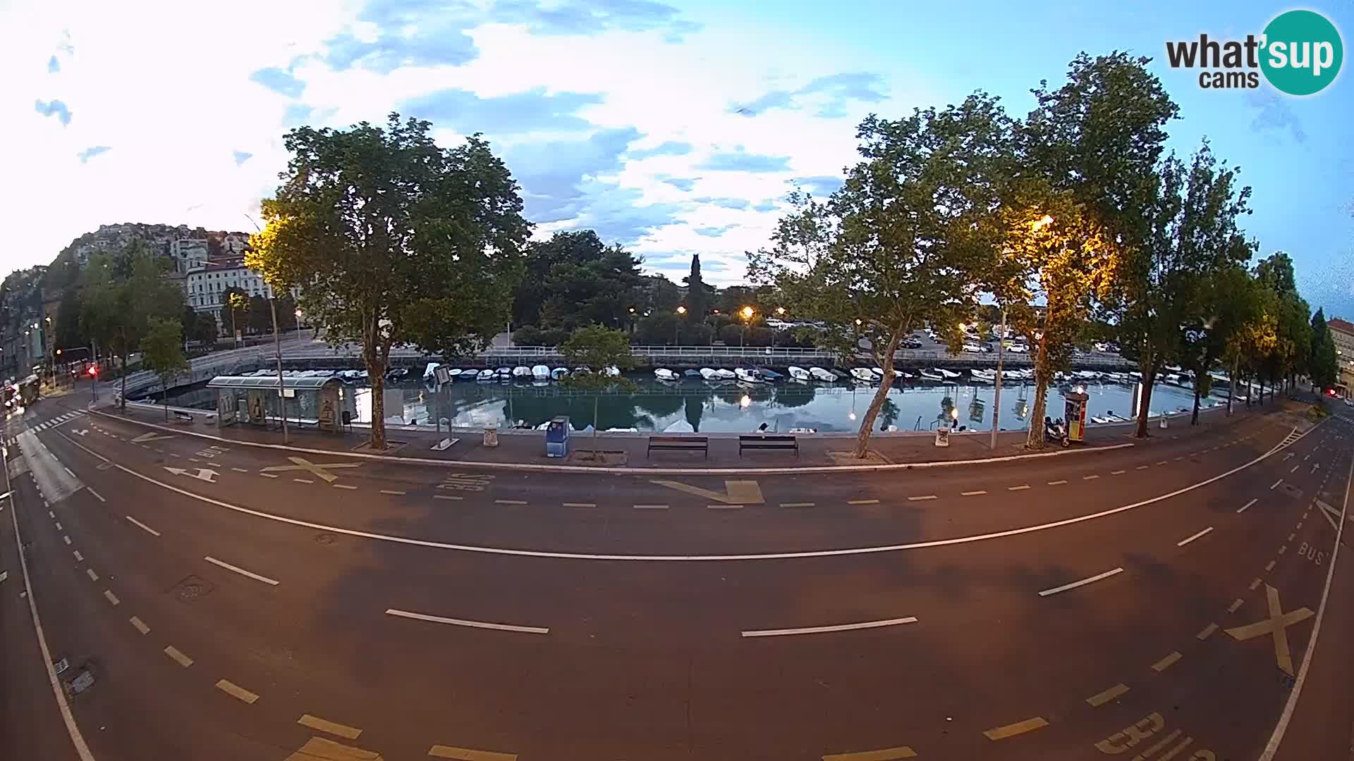 Rijeka –  La vista de Trsat y de Sušak