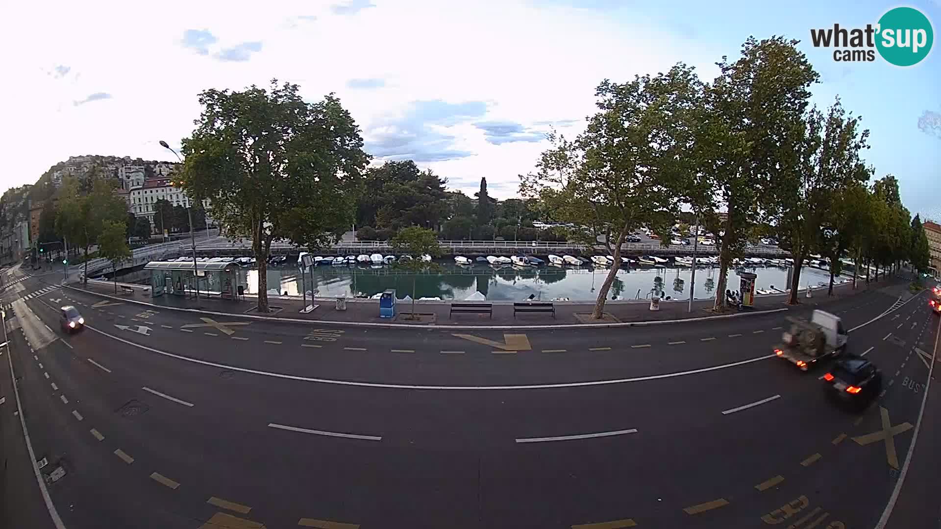 Rijeka –  La vue de Trsat et Sušak