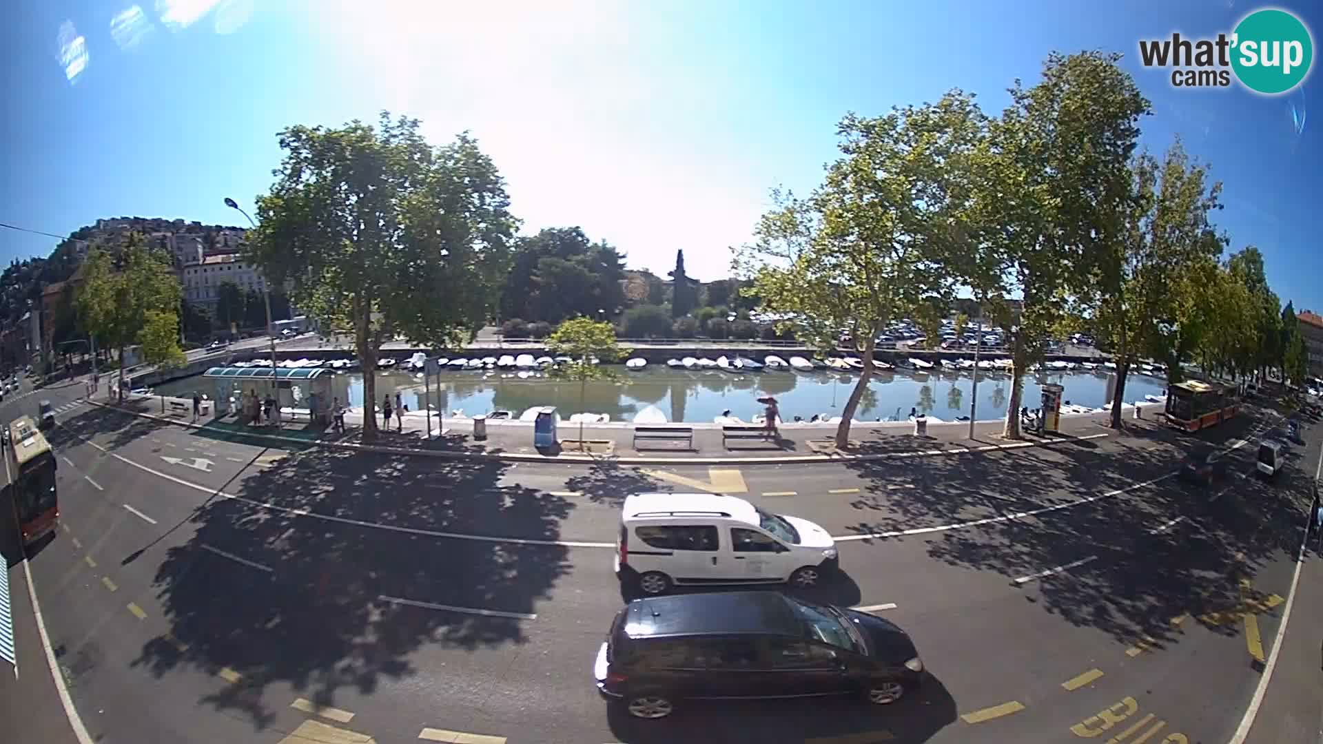 Rijeka –  La vista de Trsat y de Sušak