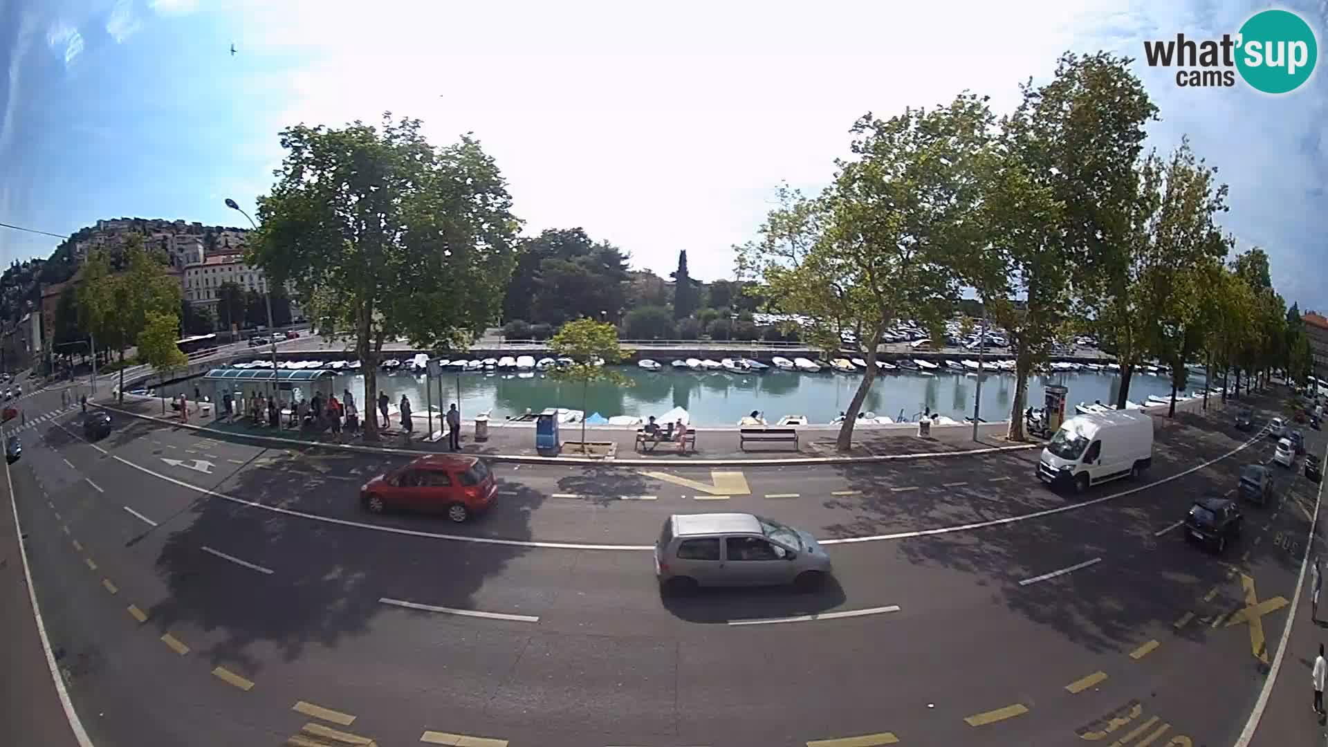 Rijeka – Der Blick auf Trsat und Sušak