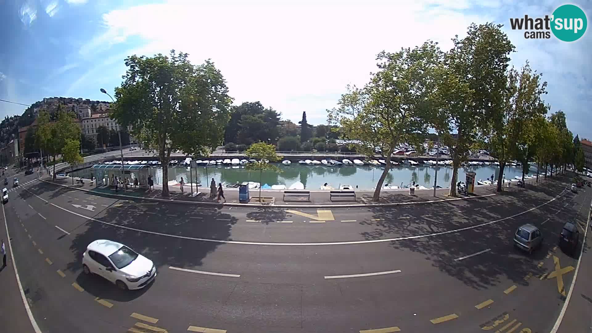 Rijeka –  La vista de Trsat y de Sušak