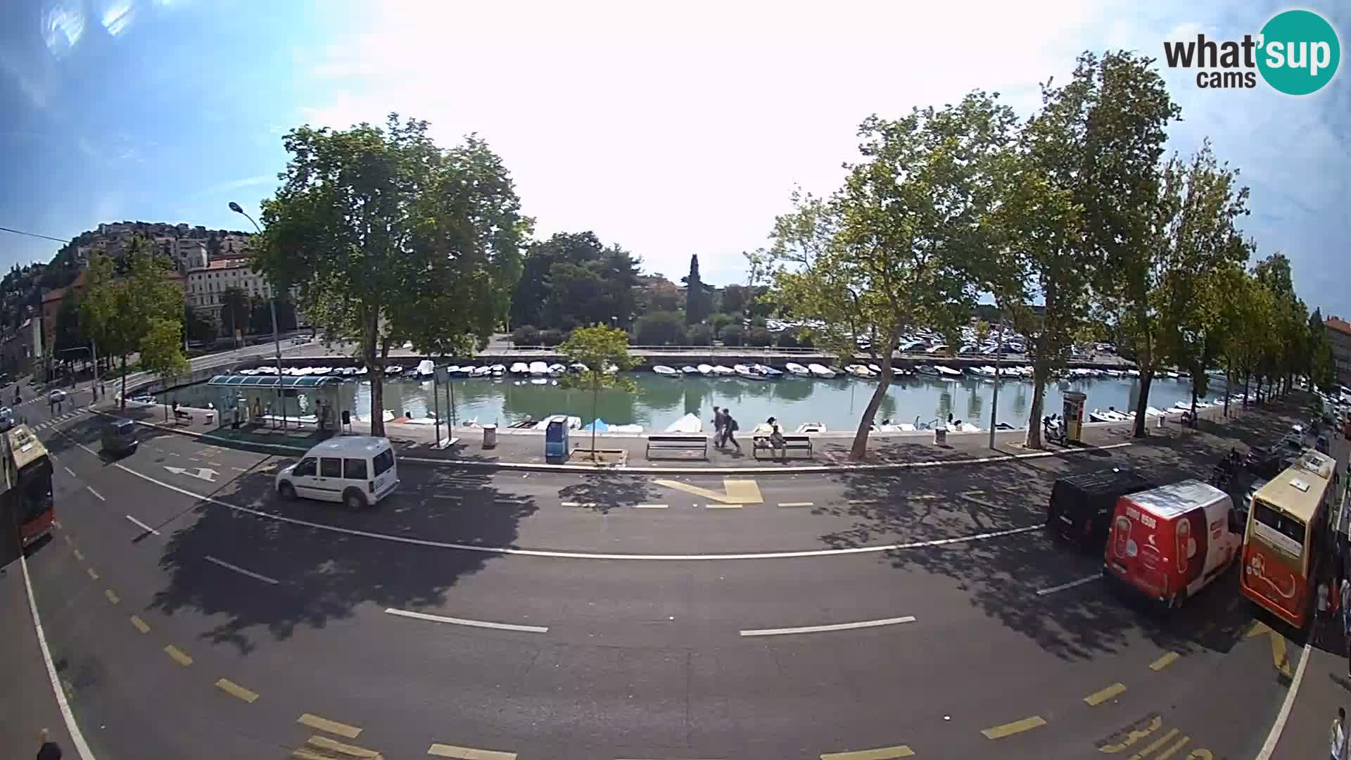 Rijeka –  pogled na Trsat i Sušak