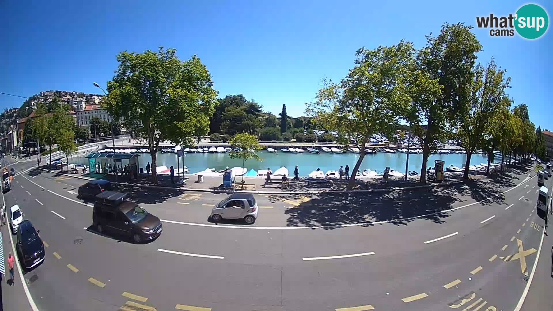 Rijeka –  La vue de Trsat et Sušak