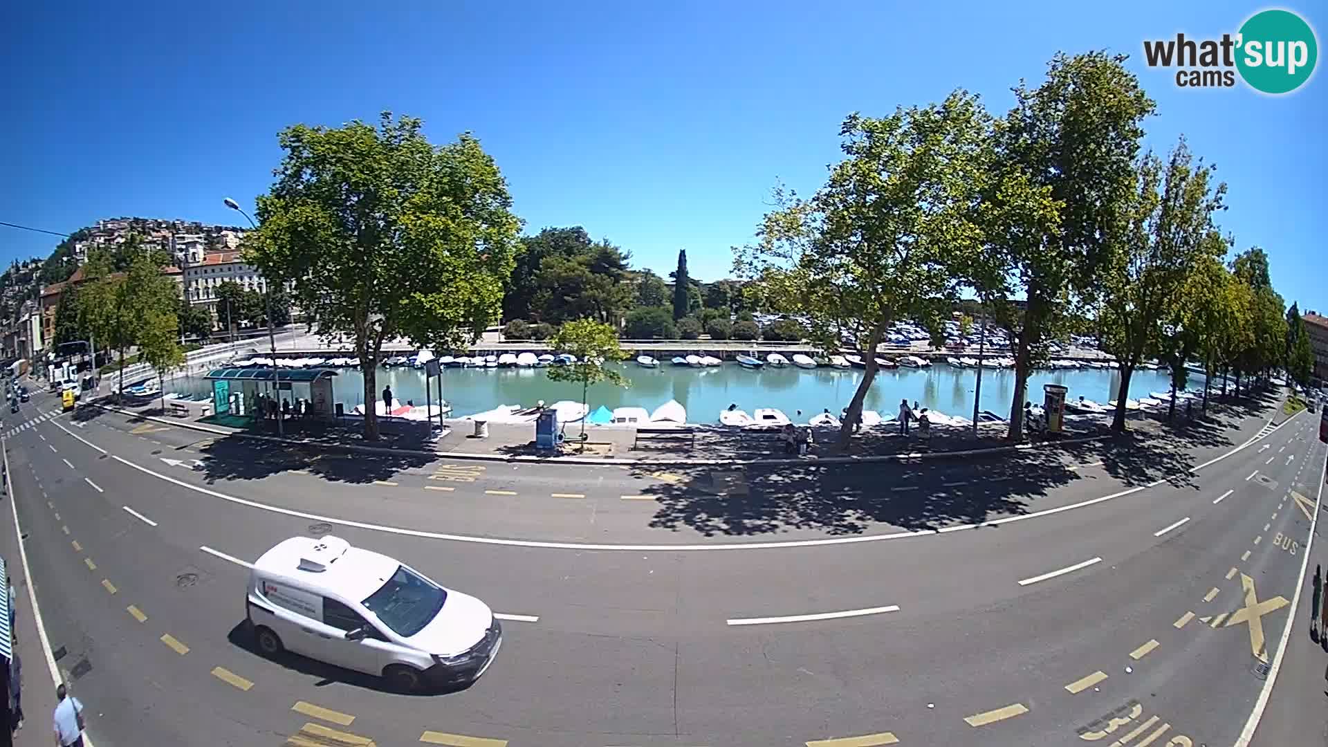 Rijeka –  La vista de Trsat y de Sušak