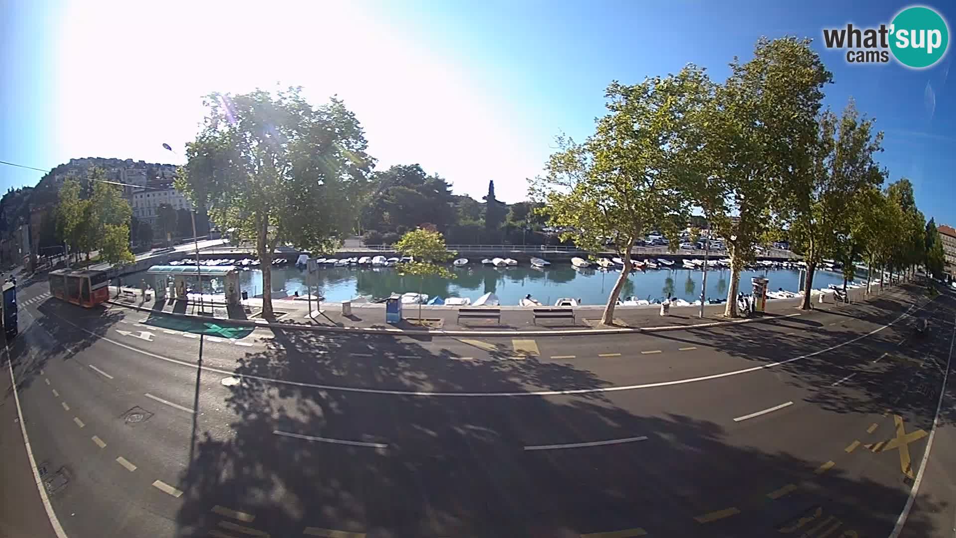 Rijeka –  pogled na Trsat i Sušak