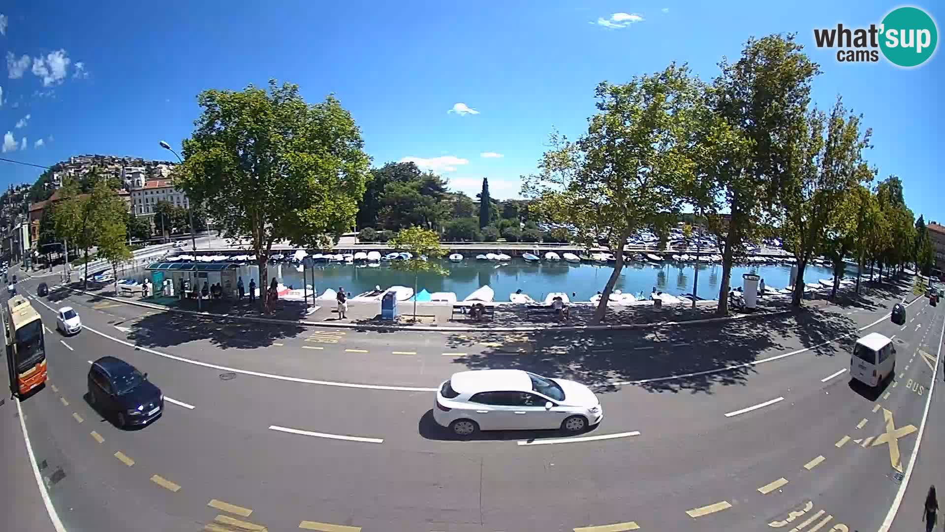 Rijeka – Der Blick auf Trsat und Sušak