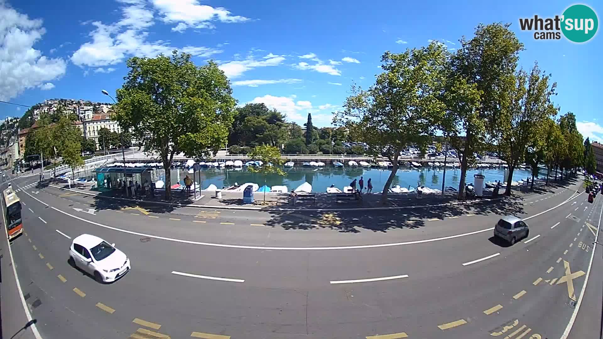 Rijeka – Der Blick auf Trsat und Sušak