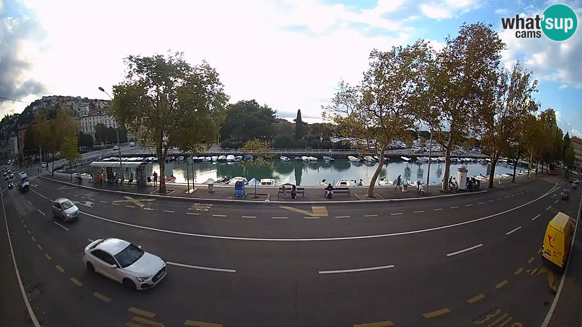 Rijeka –  La vue de Trsat et Sušak