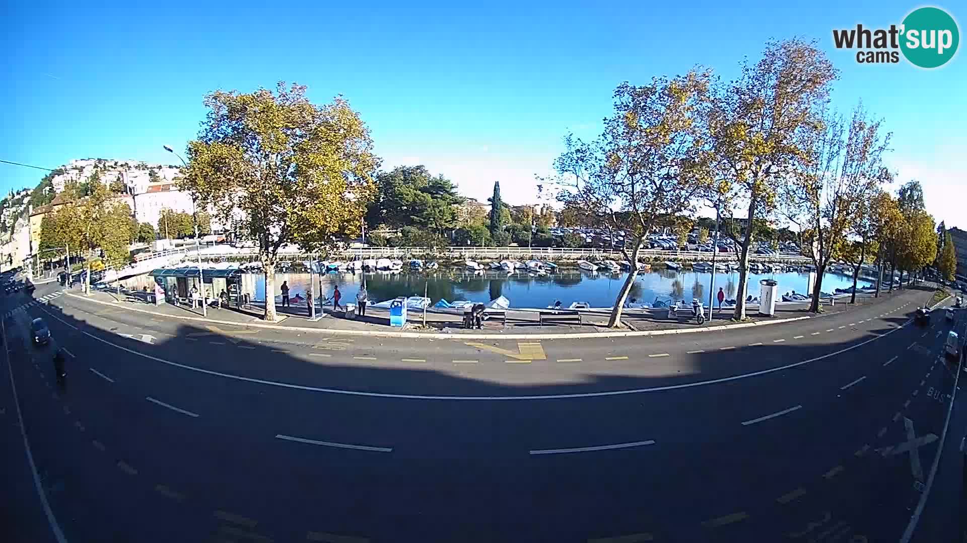 Rijeka –  pogled na Trsat i Sušak