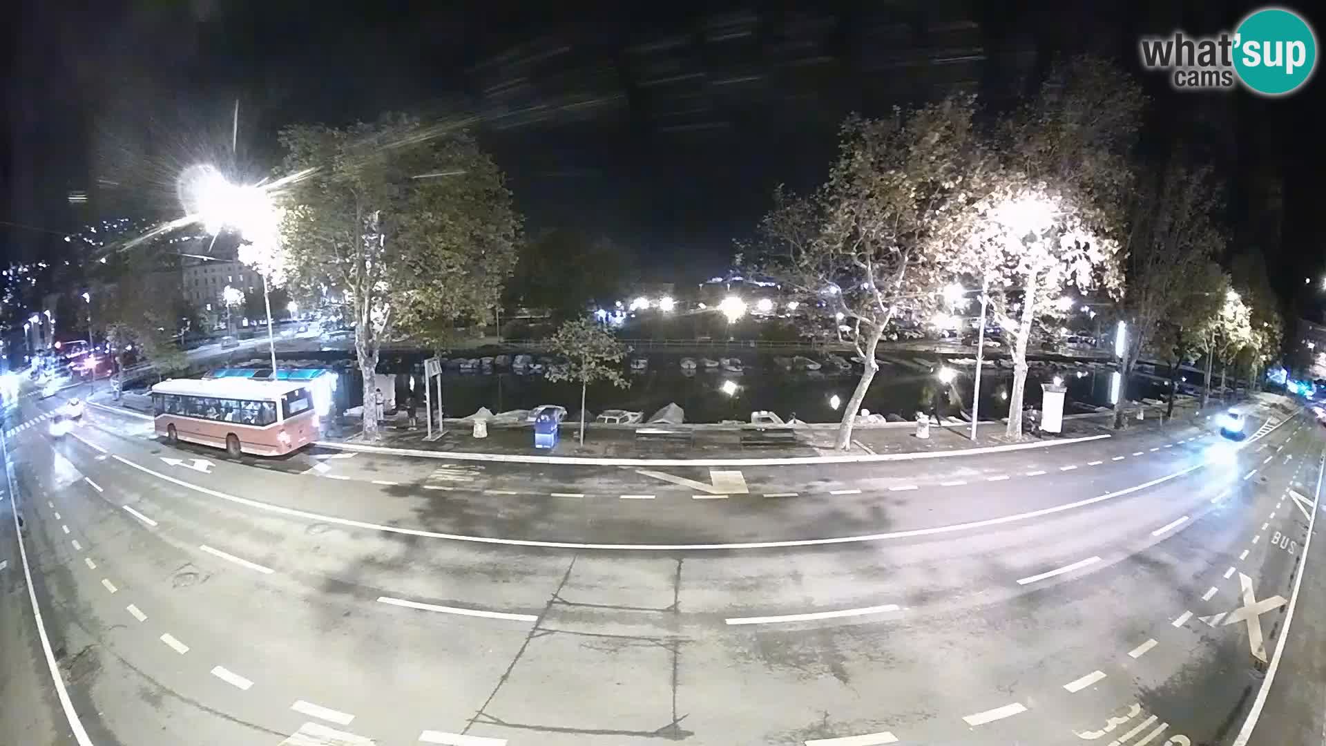 Reka – pogled na Trsat in Sušak