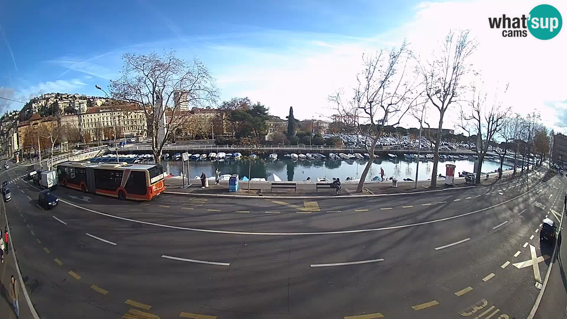 Rijeka –  La vista de Trsat y de Sušak