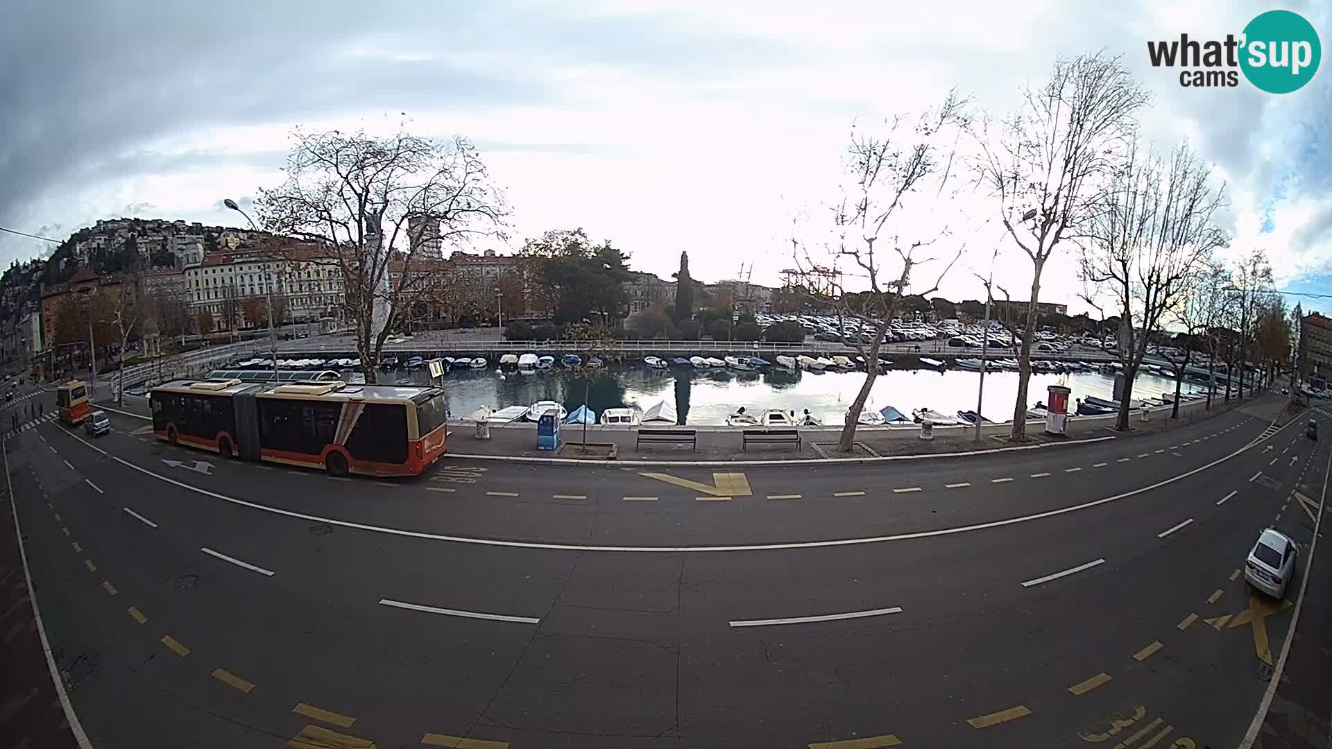 Rijeka –  La vue de Trsat et Sušak