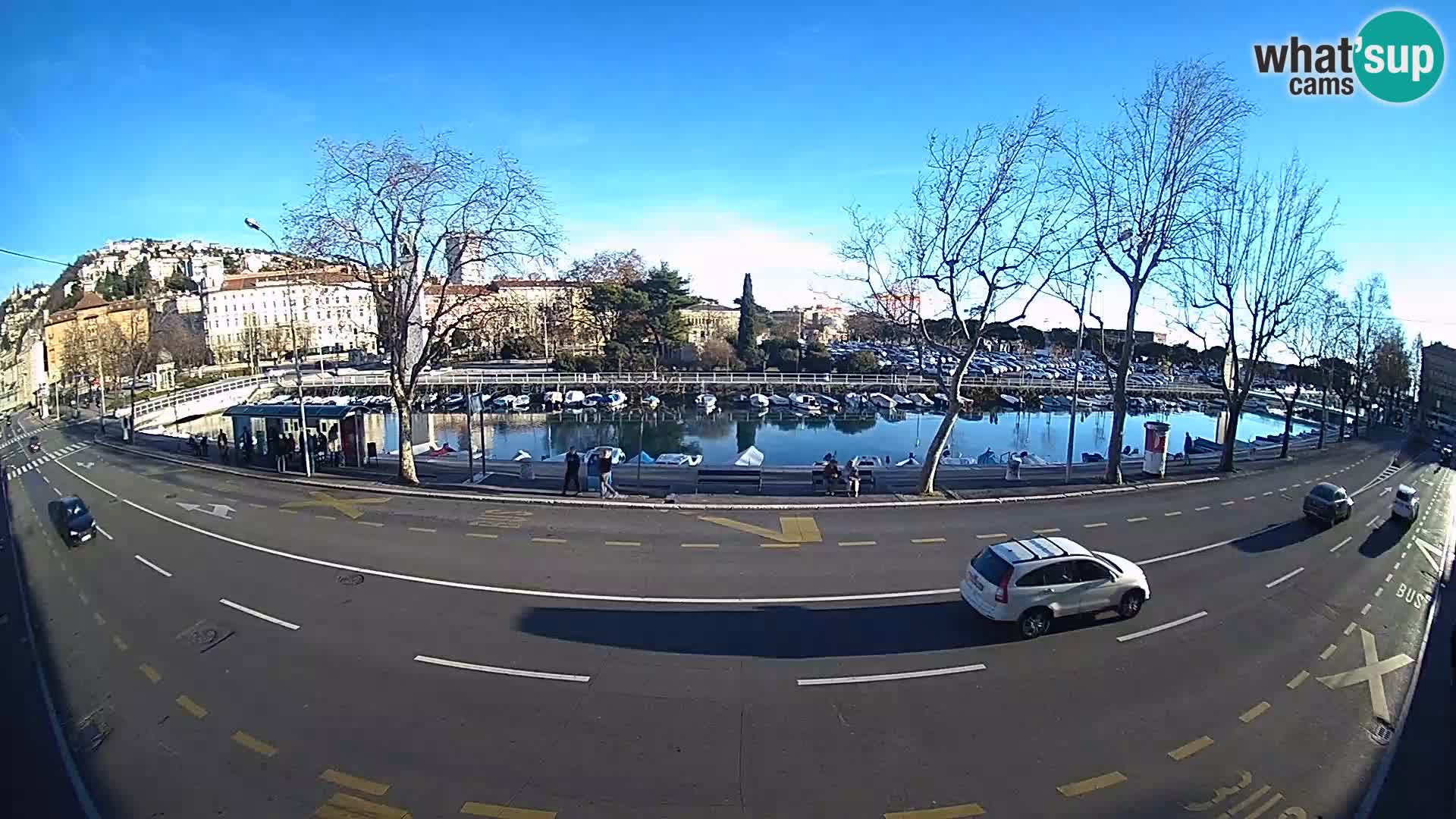 Rijeka – Der Blick auf Trsat und Sušak