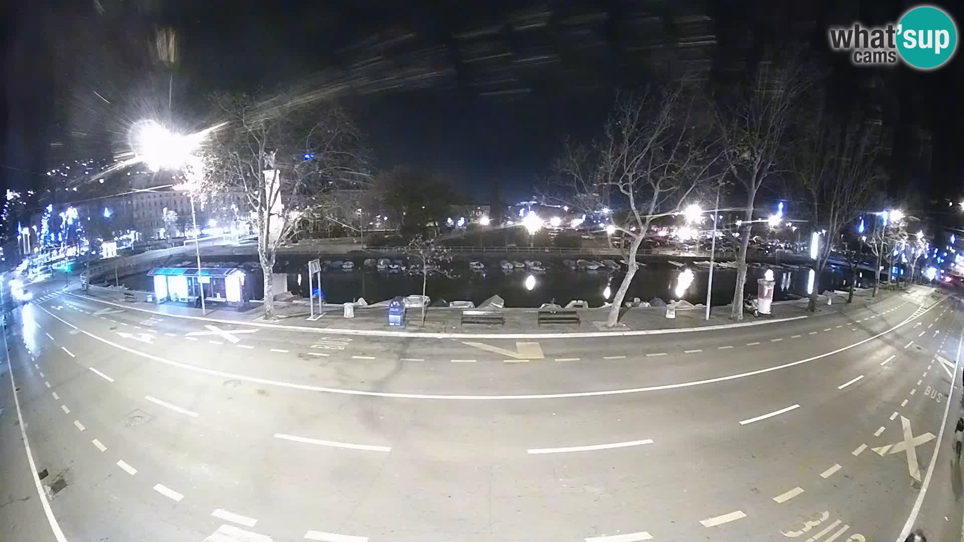 Reka – pogled na Trsat in Sušak