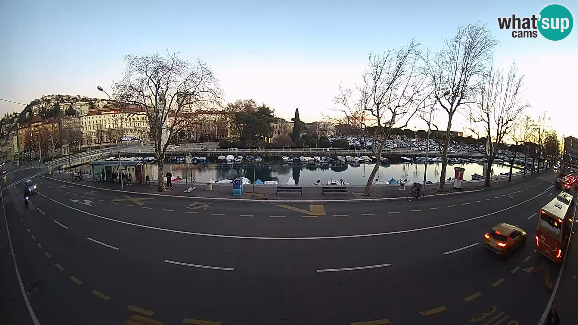 Rijeka –  pogled na Trsat i Sušak