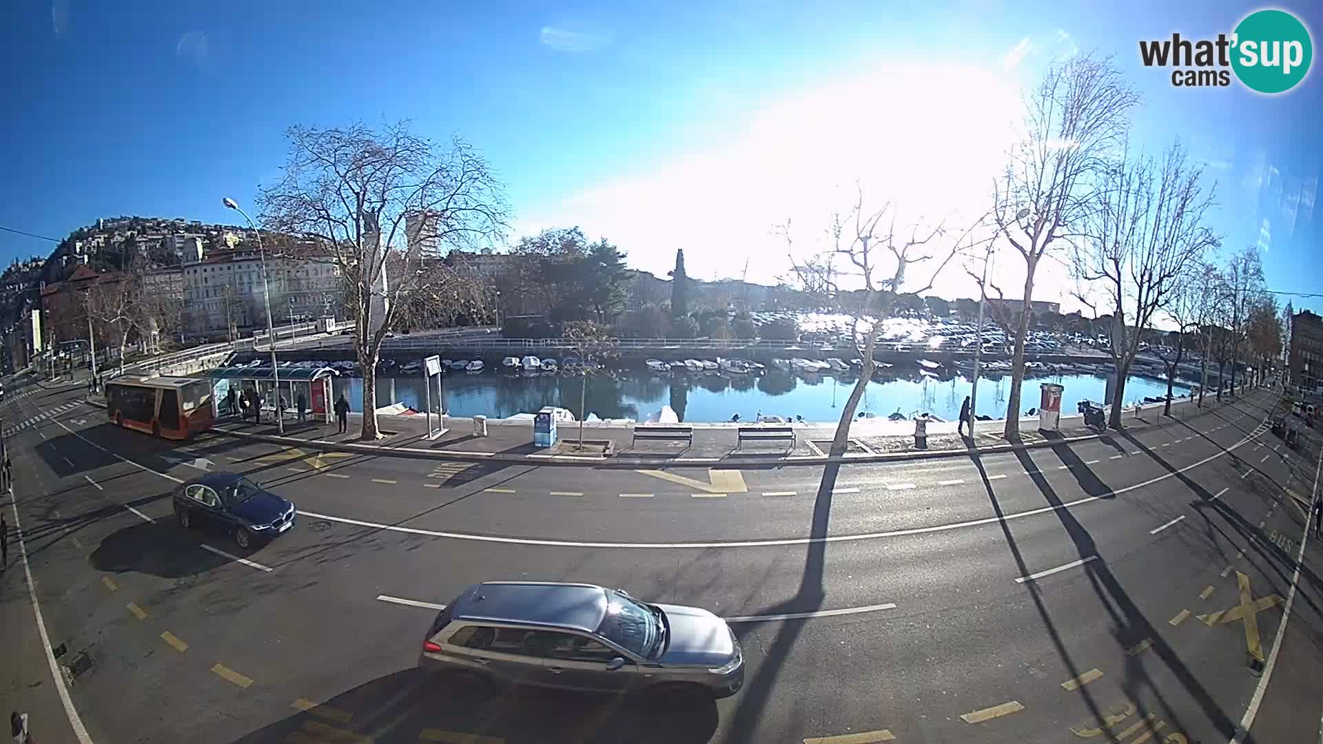 Rijeka –  pogled na Trsat i Sušak