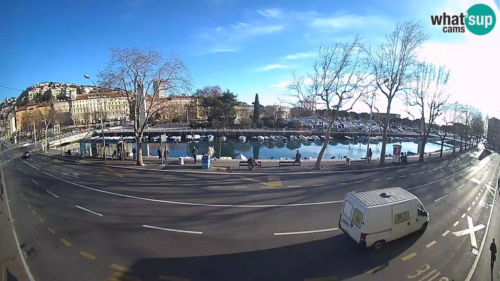 Rijeka –  pogled na Trsat i Sušak