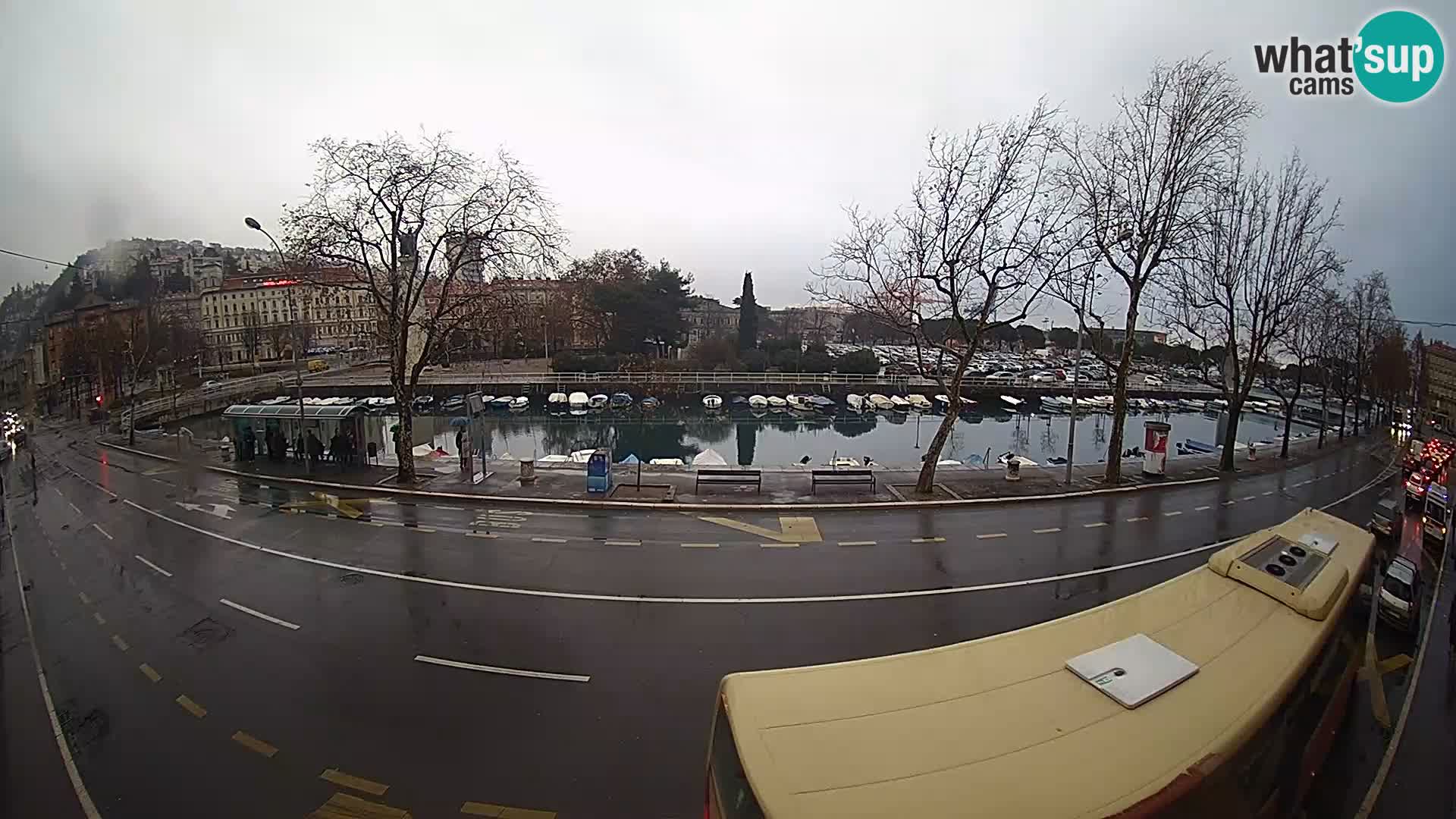 Rijeka –  La vue de Trsat et Sušak