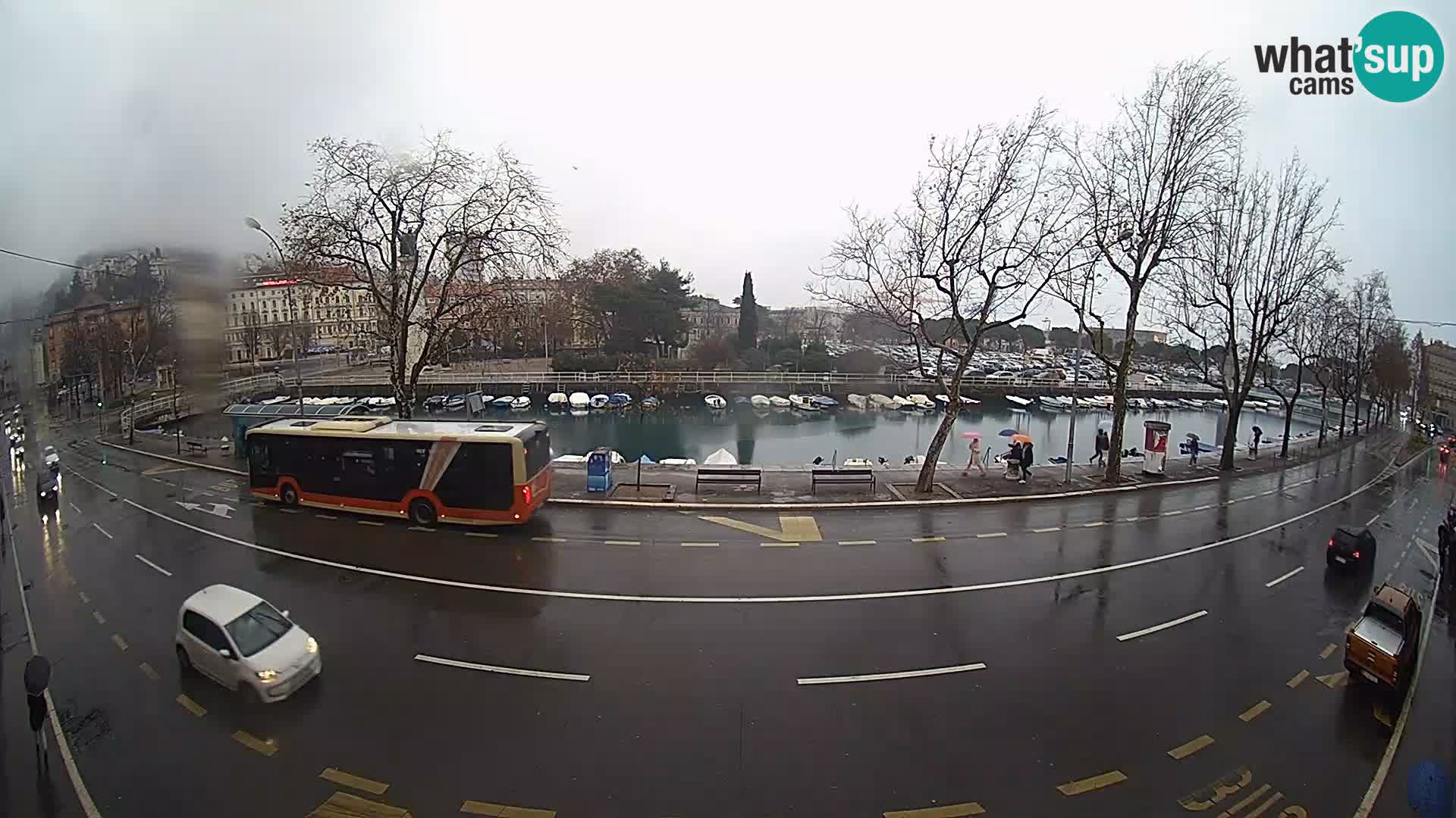 Rijeka –  La vue de Trsat et Sušak