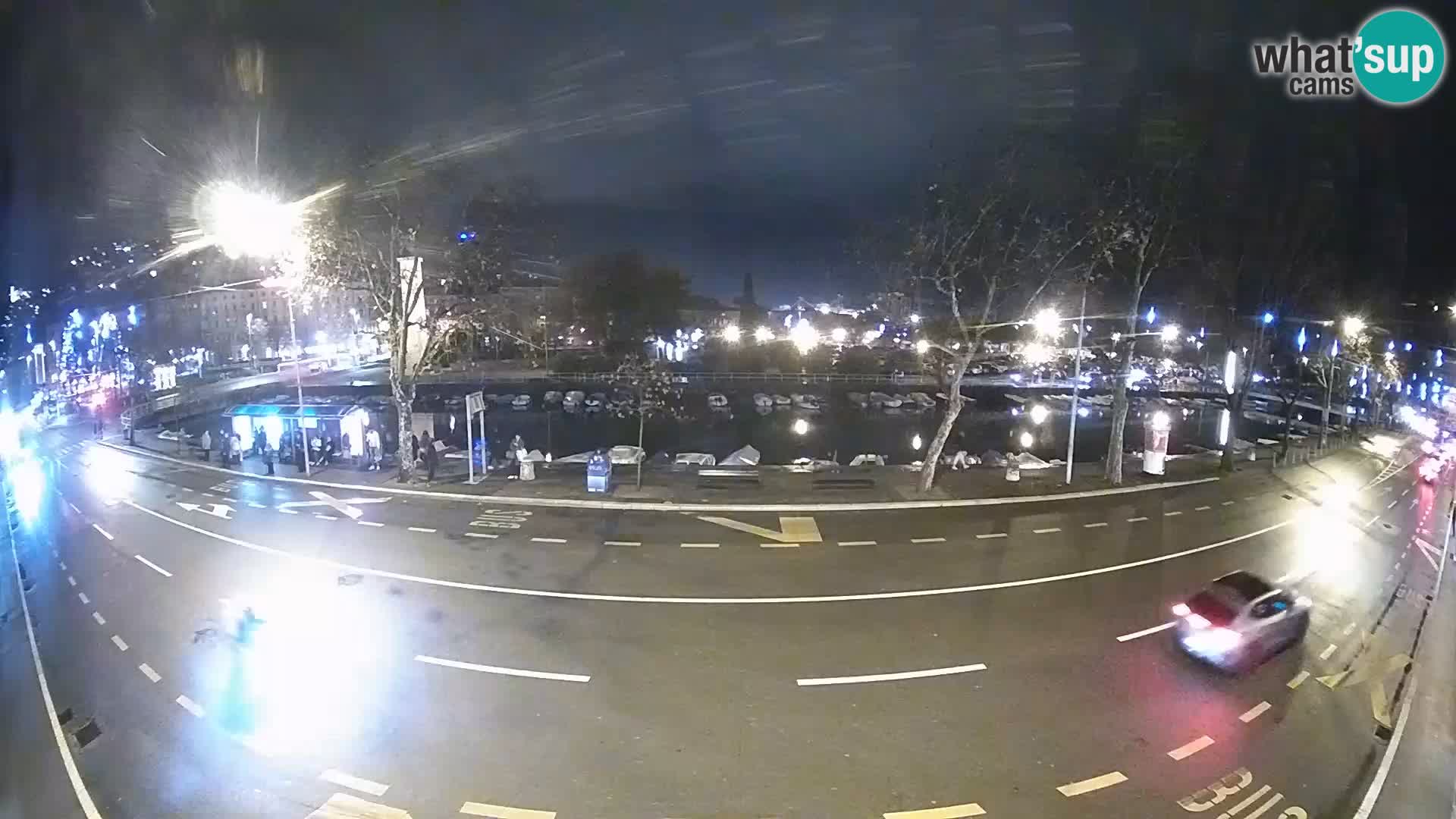 Rijeka –  La vista de Trsat y de Sušak