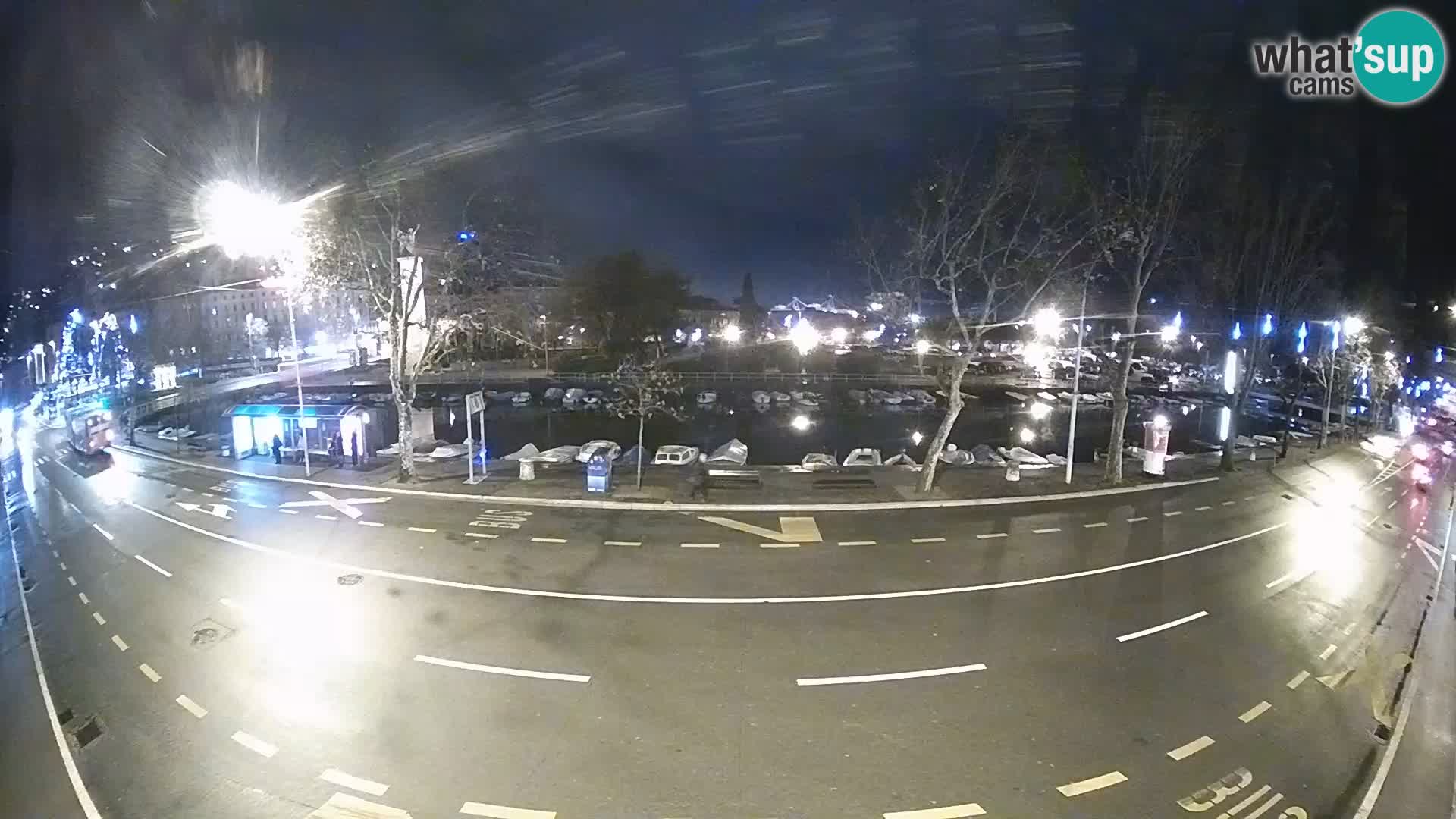 Reka – pogled na Trsat in Sušak