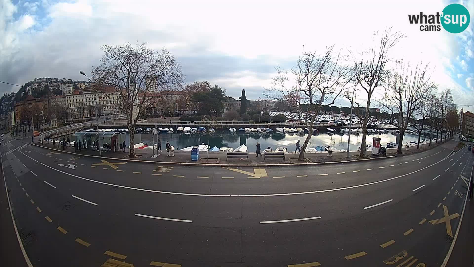 Rijeka –  La vista de Trsat y de Sušak