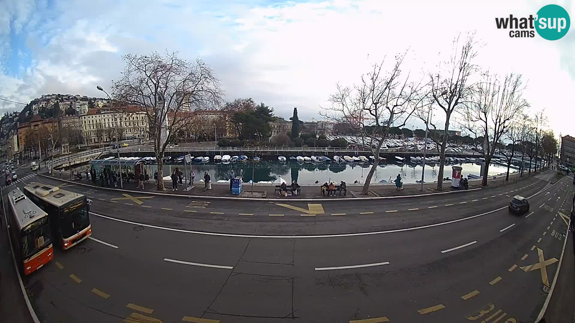 Rijeka –  La vista de Trsat y de Sušak