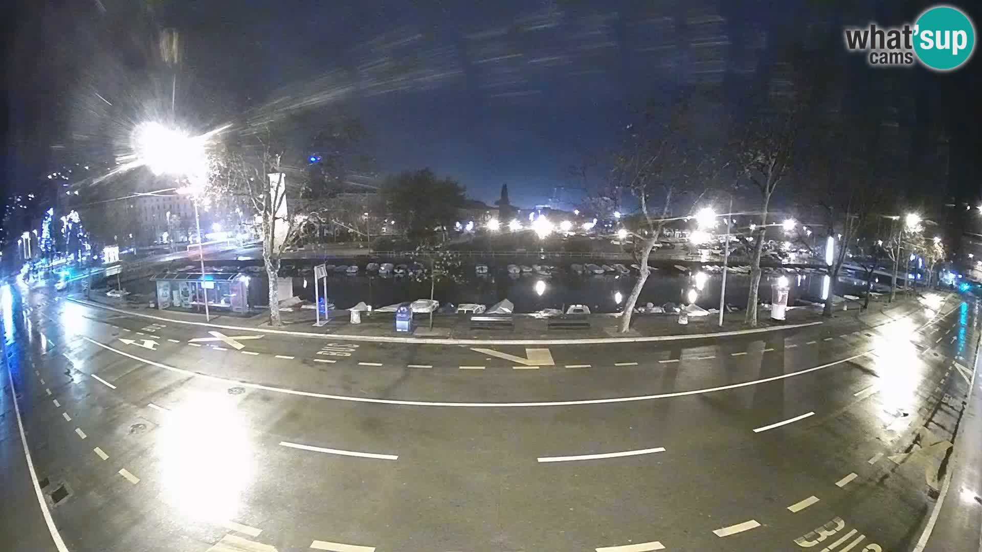 Rijeka –  pogled na Trsat i Sušak