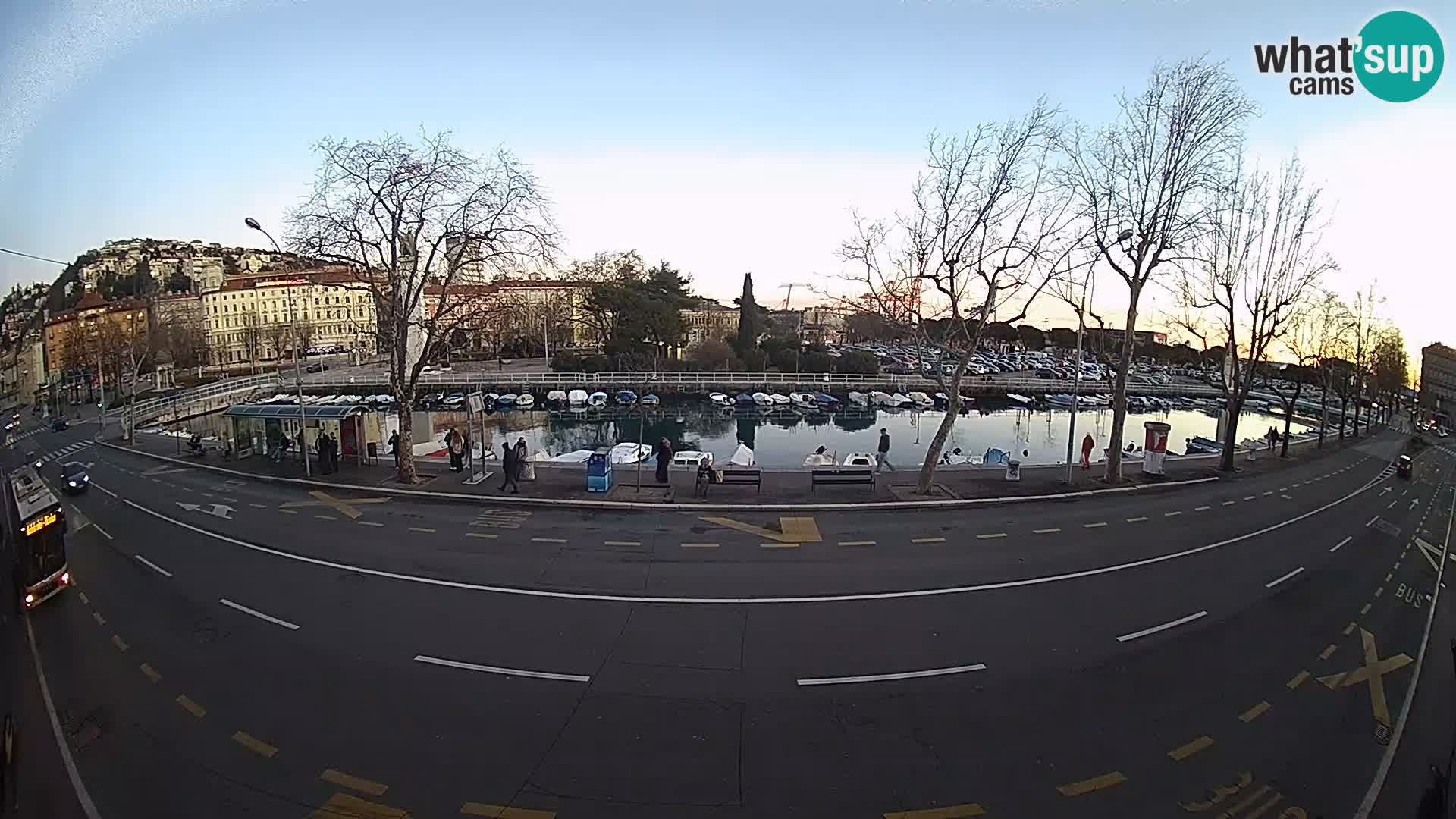 Rijeka –  pogled na Trsat i Sušak