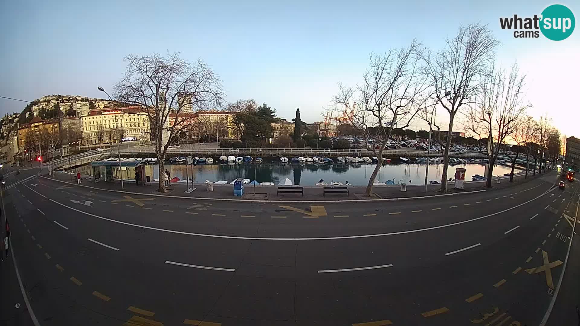 Rijeka –  La vista de Trsat y de Sušak