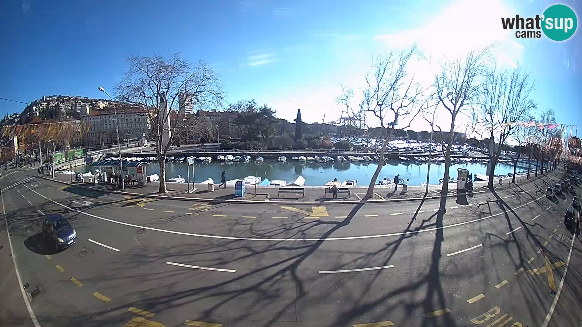 Rijeka –  pogled na Trsat i Sušak