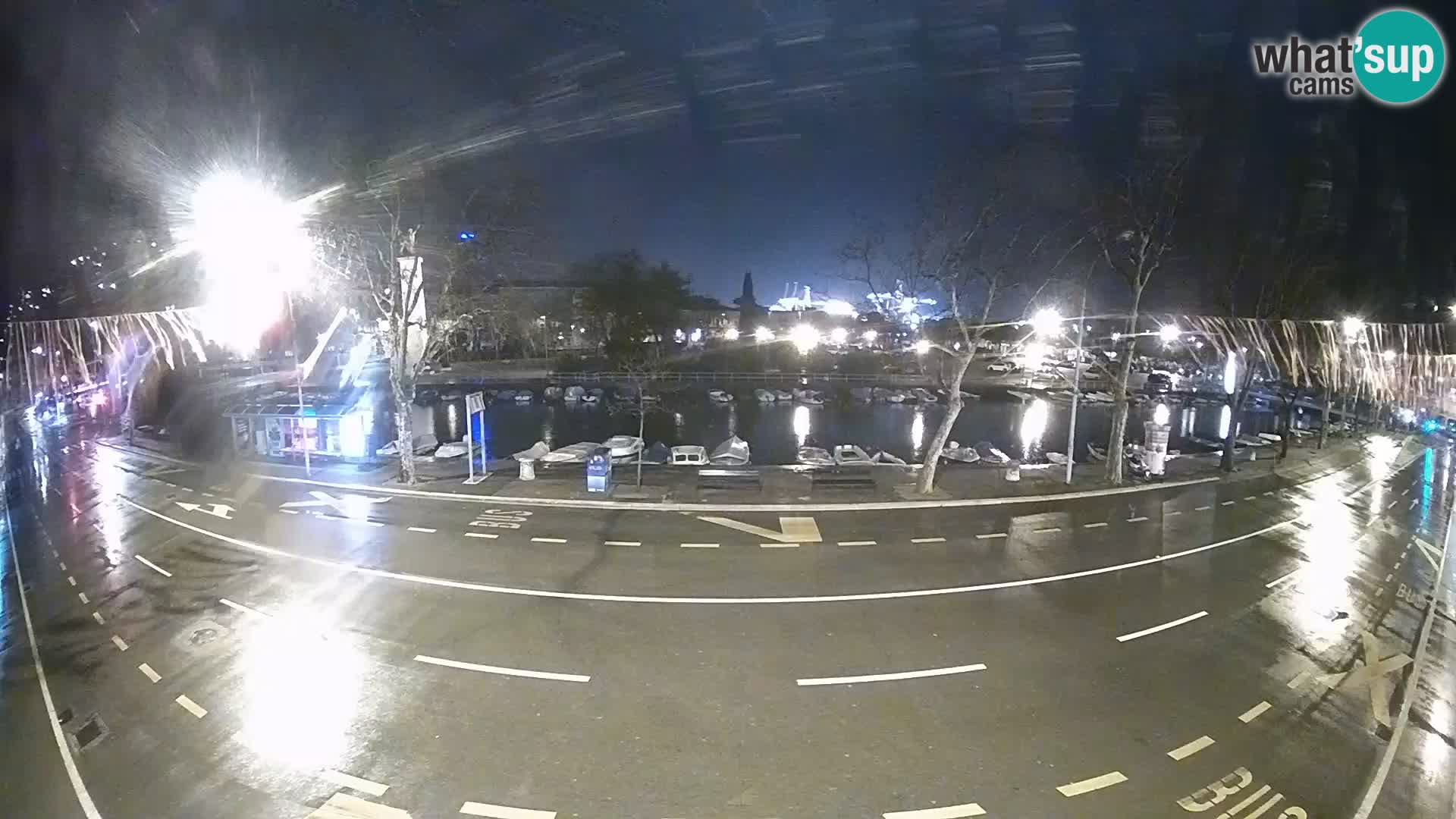 Reka – pogled na Trsat in Sušak