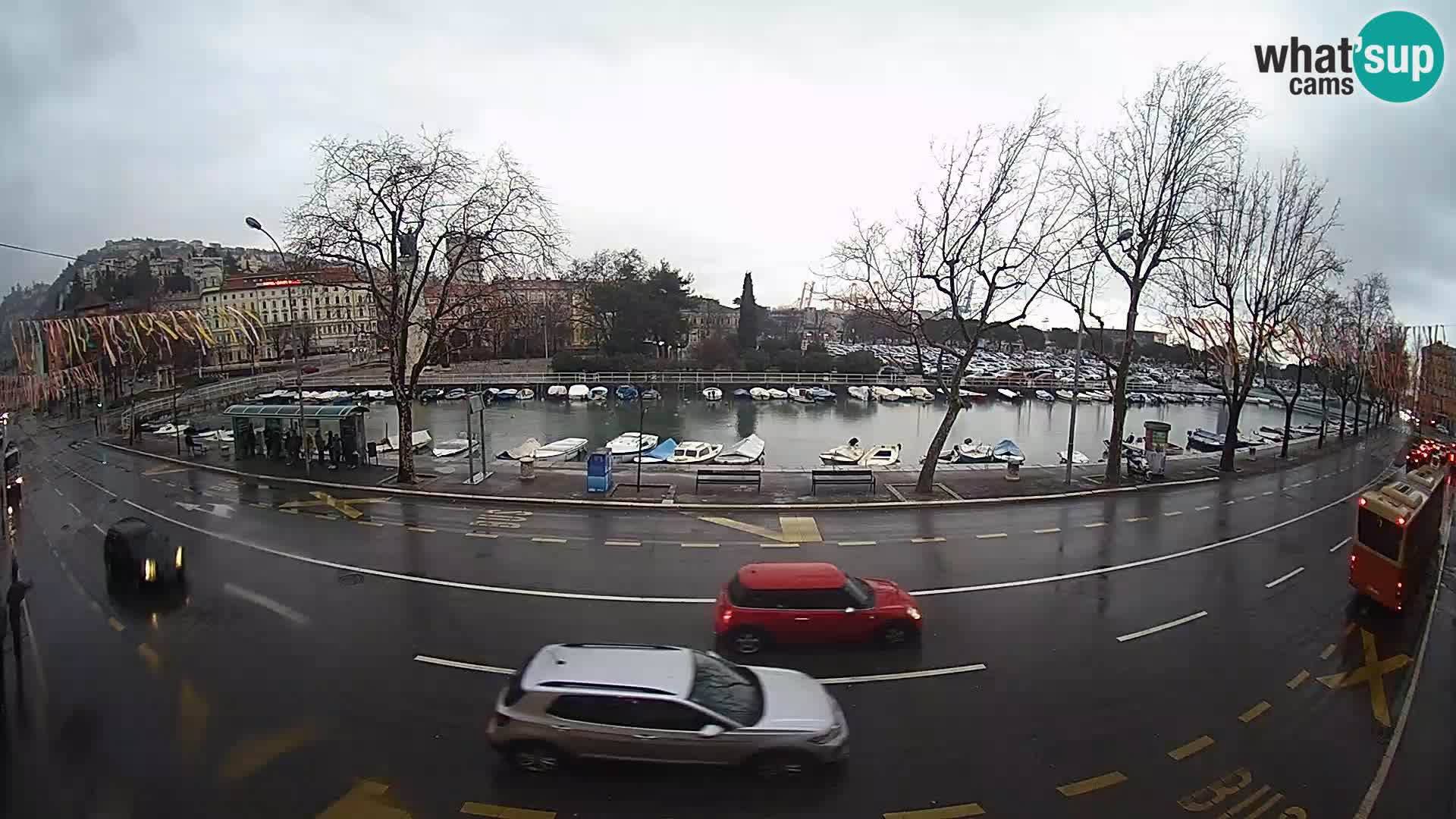 Rijeka –  La vista de Trsat y de Sušak