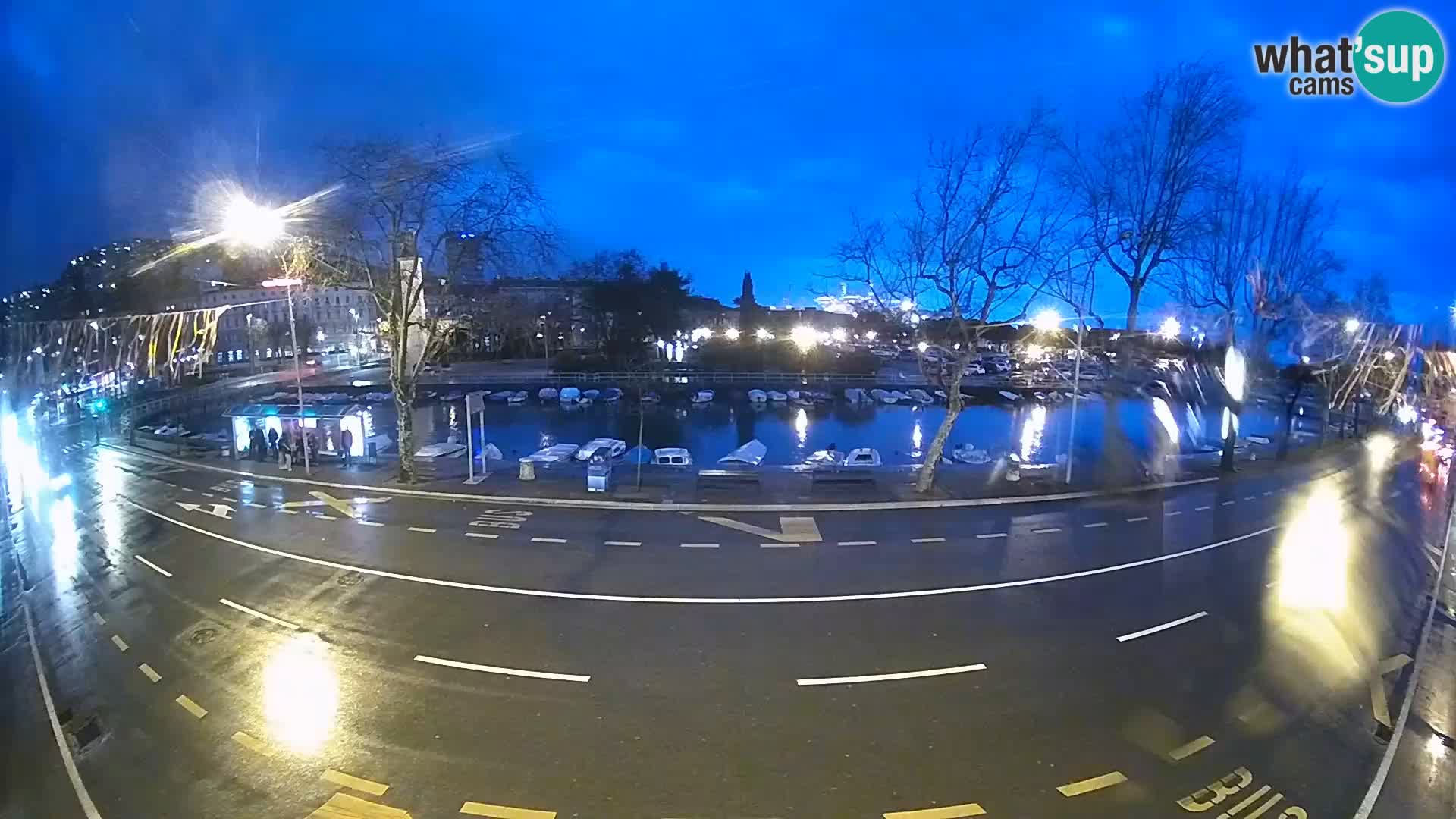 Rijeka –  La vue de Trsat et Sušak